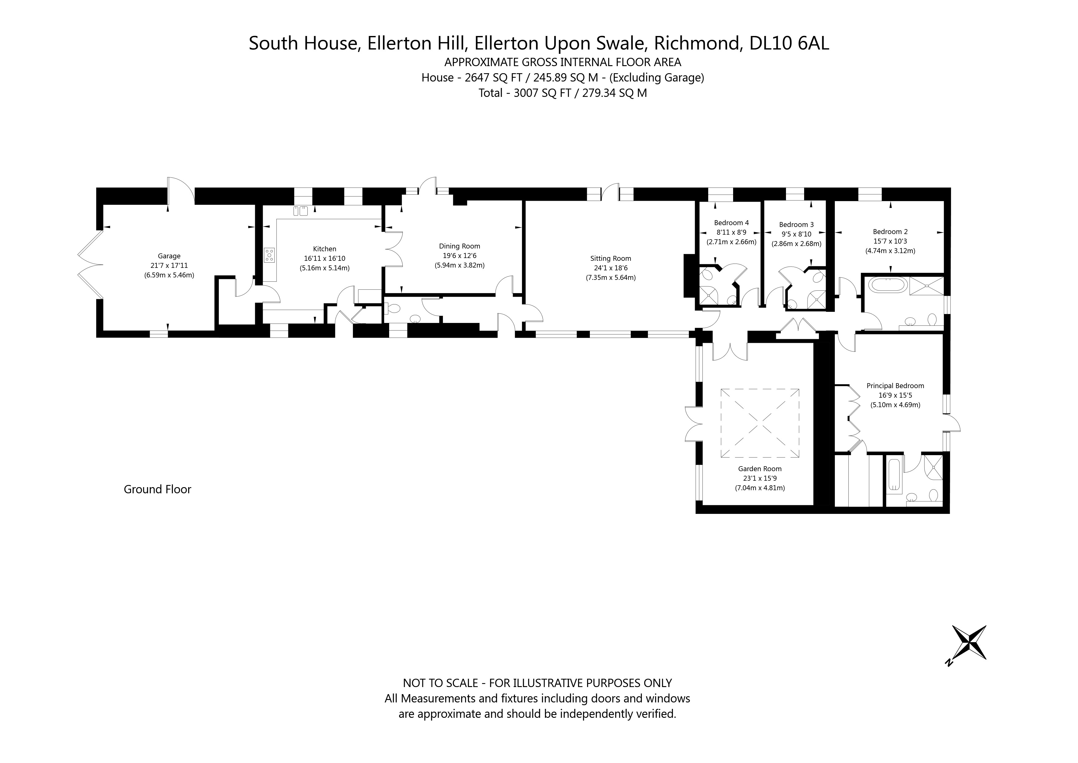 South House,, Ellerton Hill, Richmond floorplan