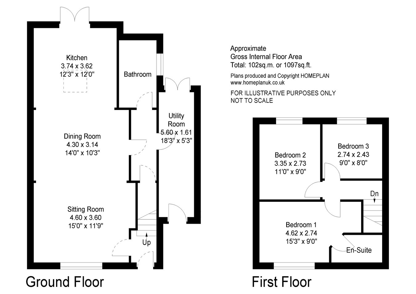 60, Lower Buckland Road, Lymington floorplan