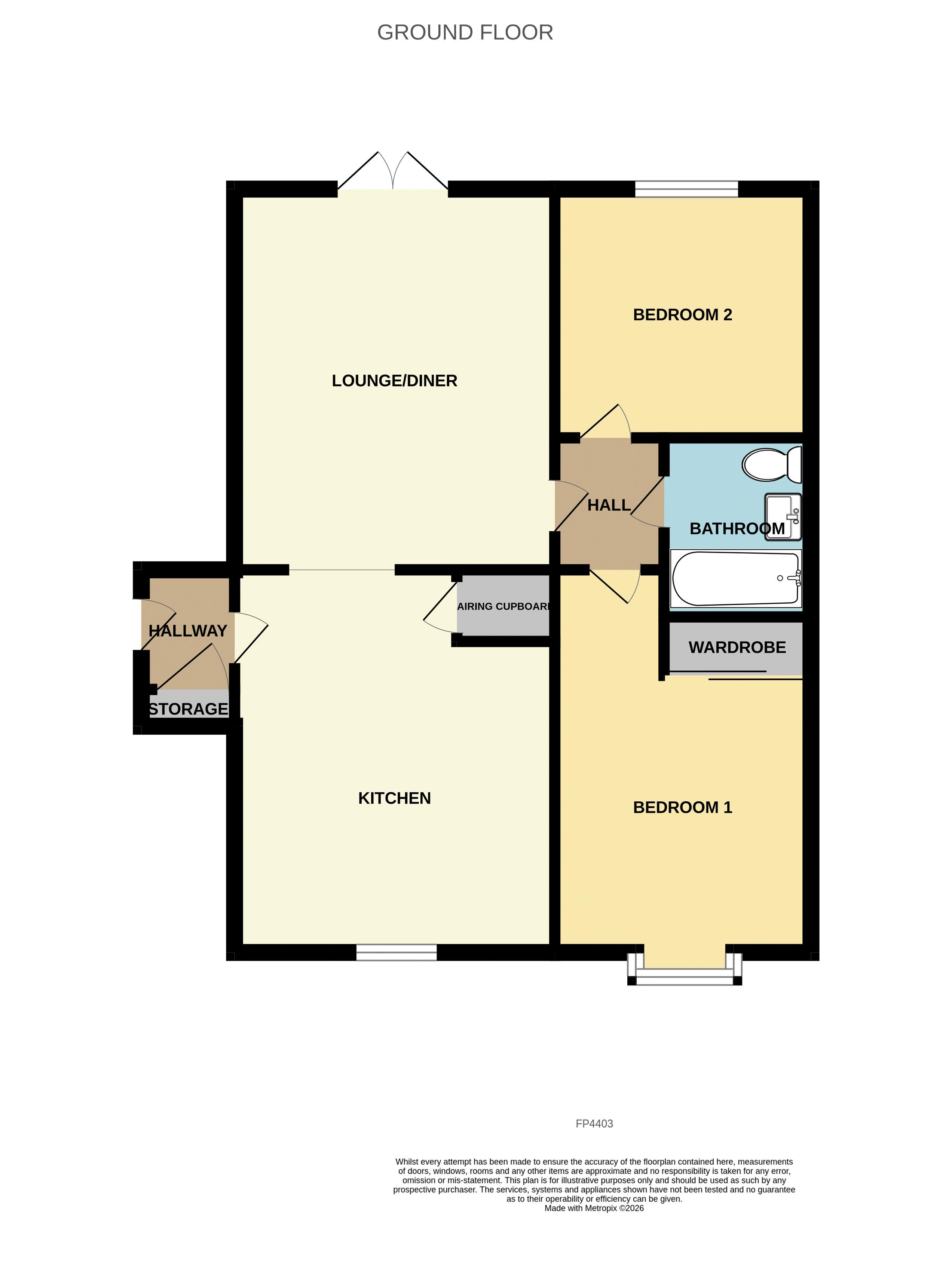 Lon Parciau, Llandudno Junction floorplan