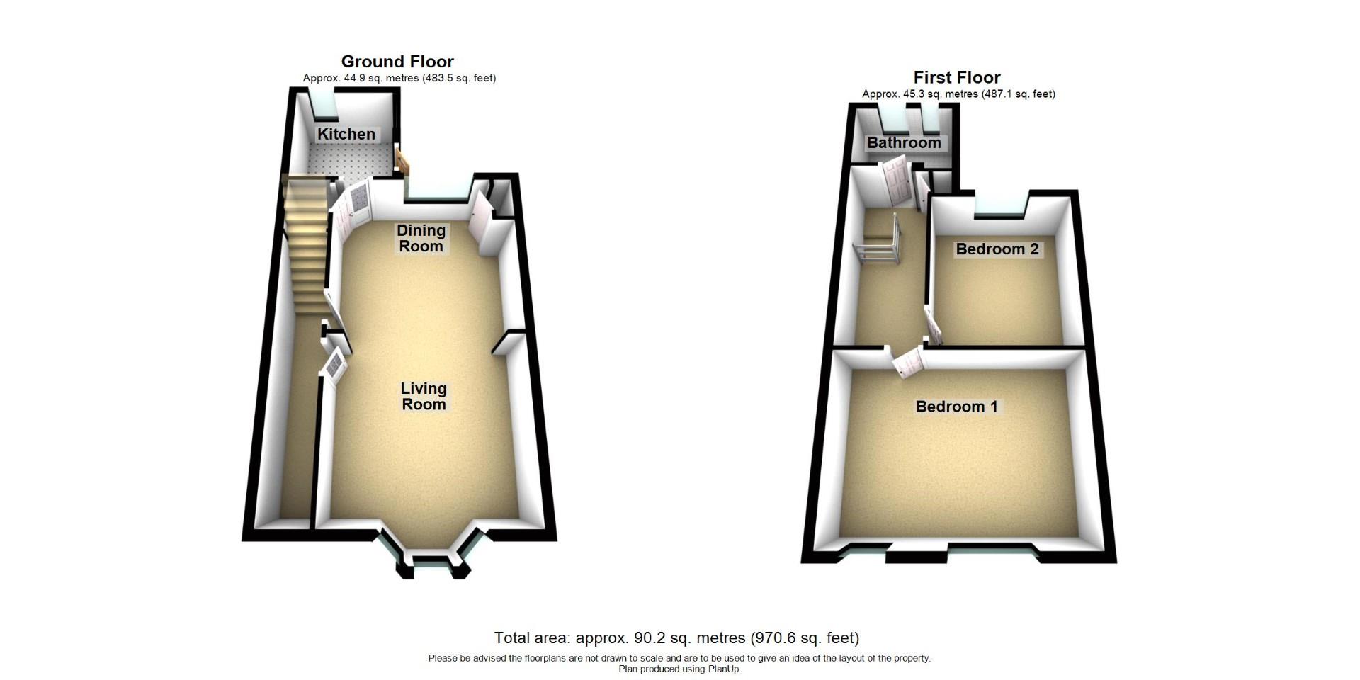 Sandringham Gardens, North Shields NE29, 2 bedroom terraced house for