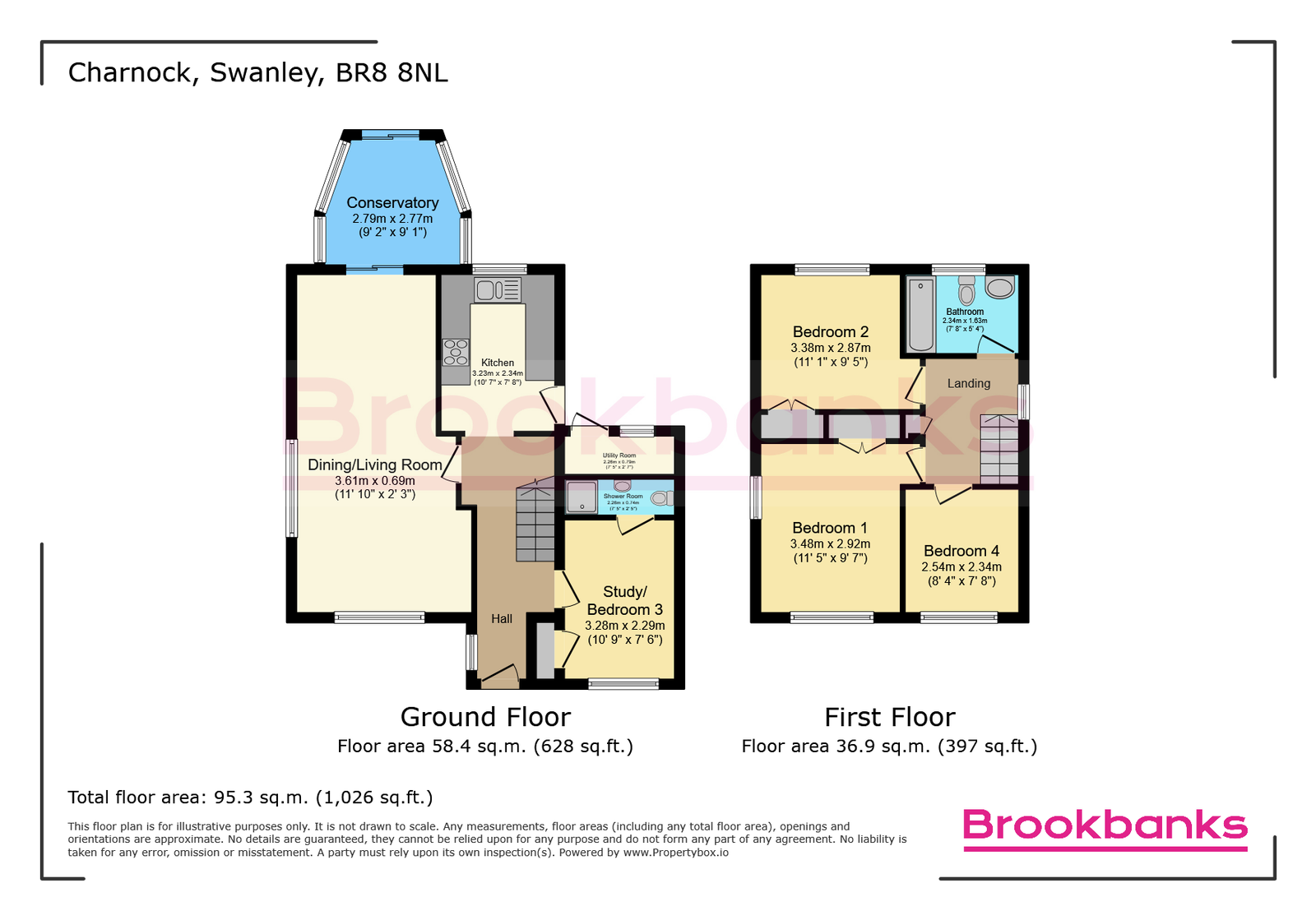 1, Charnock, Swanley floorplan