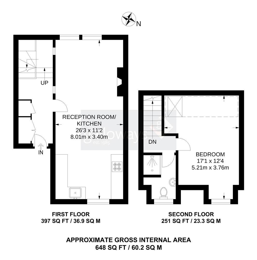 TFF, 165, Norwood High Street, London floorplan