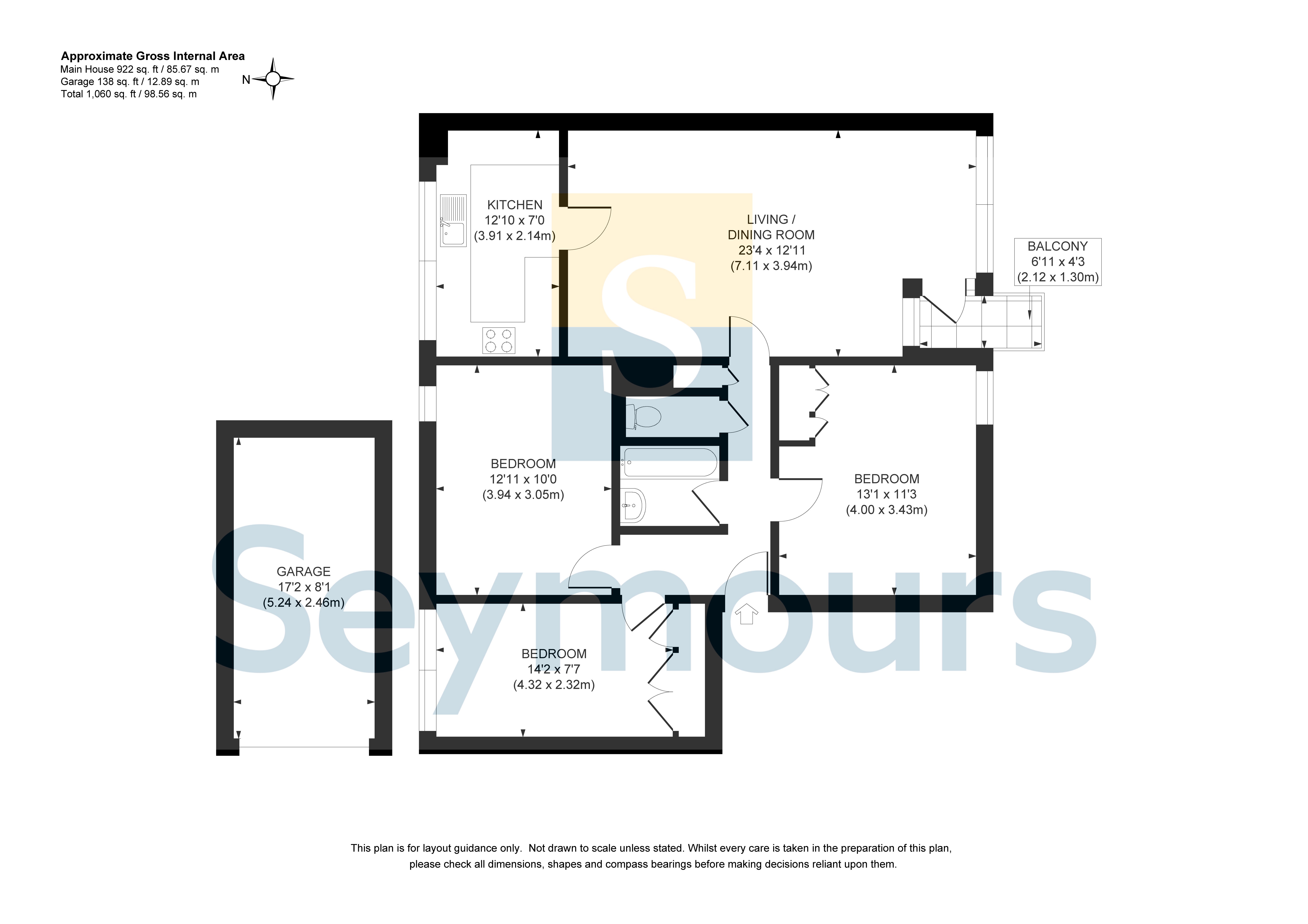 30, Park View Court, Surrey floorplan