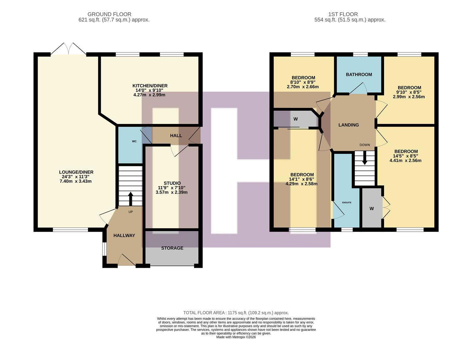 18, Wensleydale Grove, Stockton-On-Tees floorplan