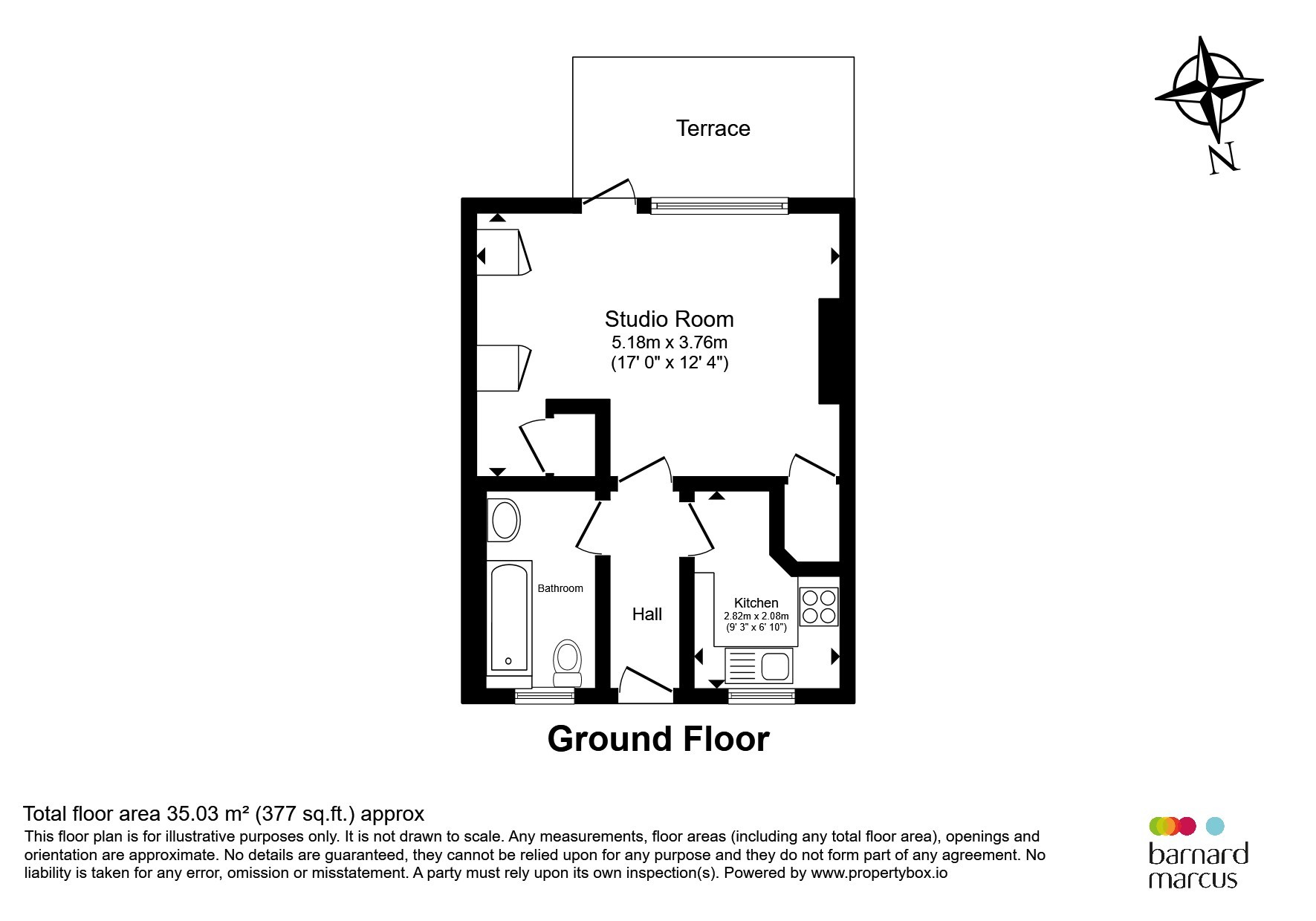 Flat 4, Huntingford House, Horne Way, Putney floorplan