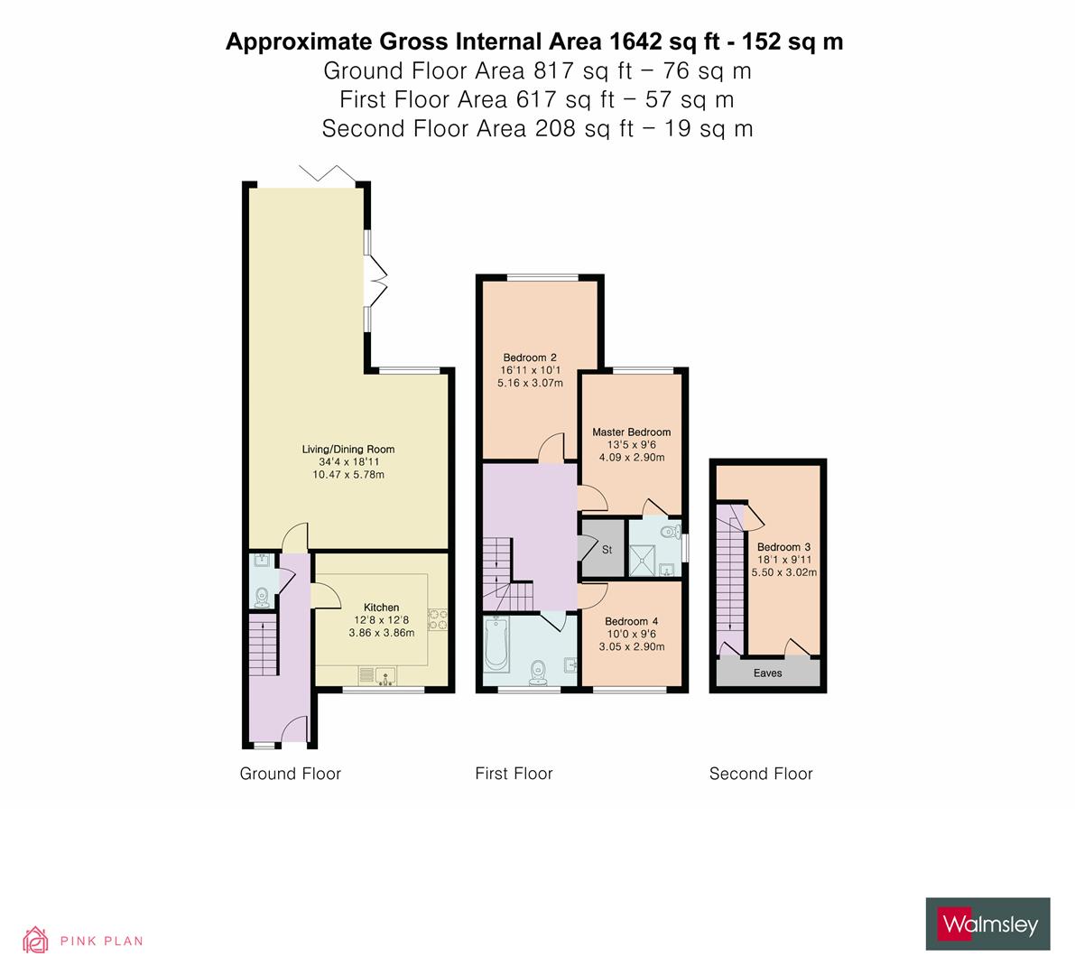 The Burrow, Bird In Hand Lane, Reading floorplan