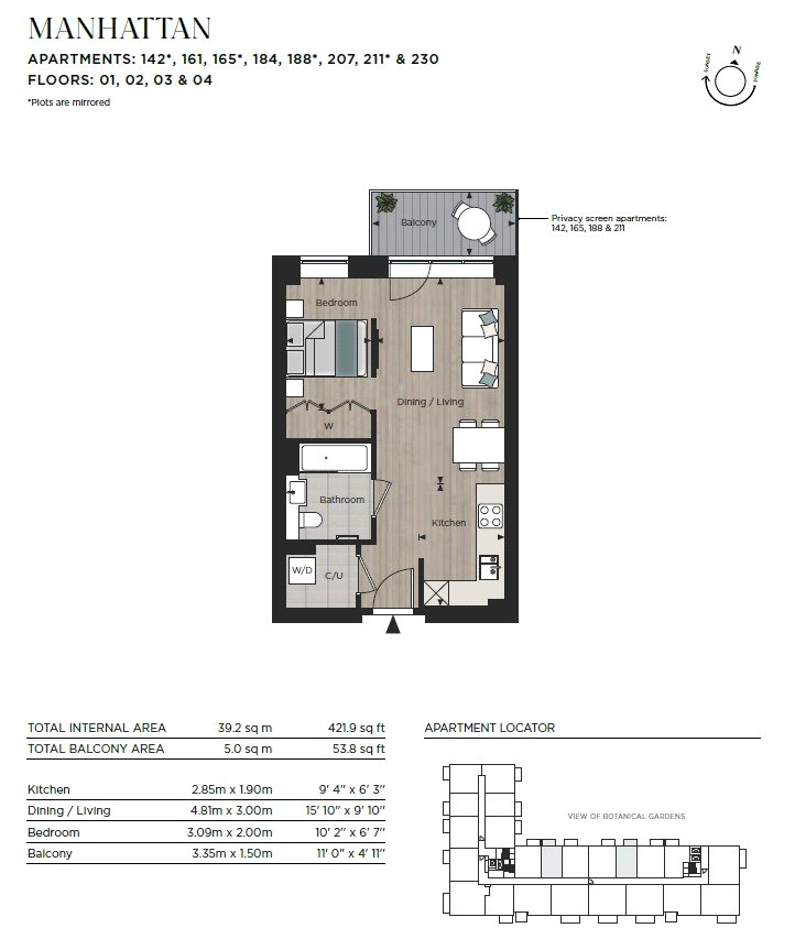 The Green Quarter, Southall floorplan