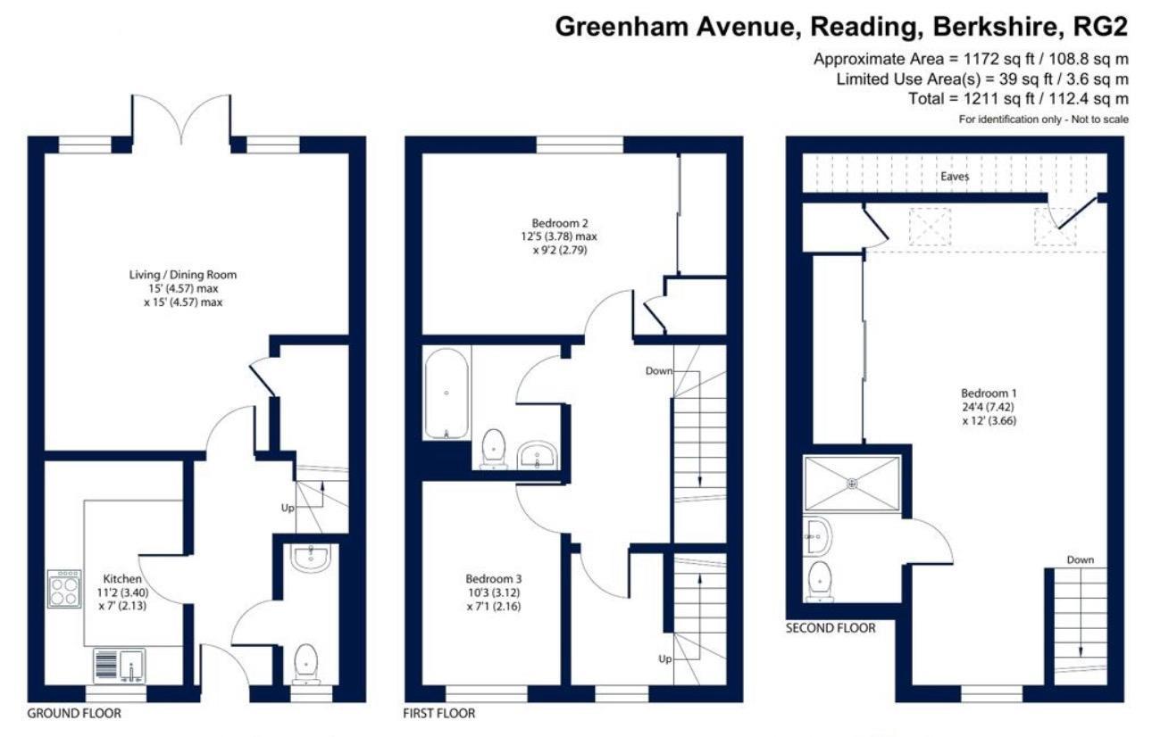 22, Greenham Avenue, Reading floorplan