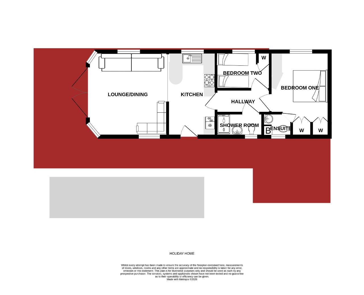 121, Annsmuir Parkhome & Holiday Home Park, Ladybank floorplan