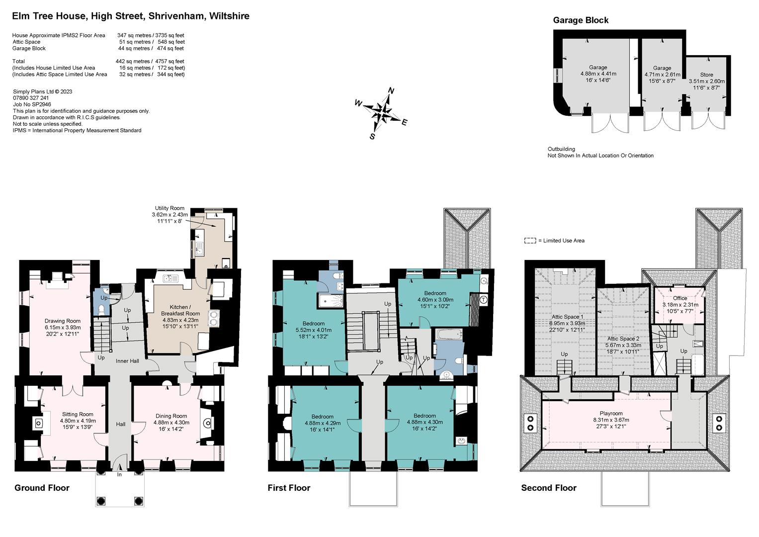 Elm Tree House, High Street, Shrivenham Swindon floorplan
