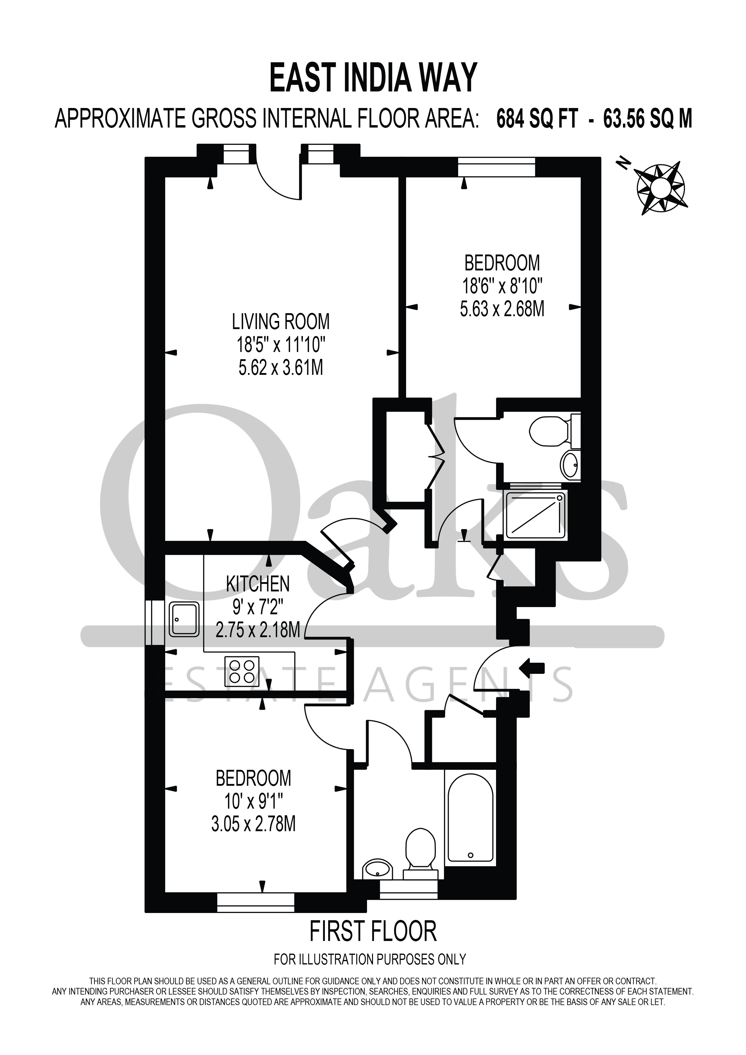 East India Way, Surrey floorplan