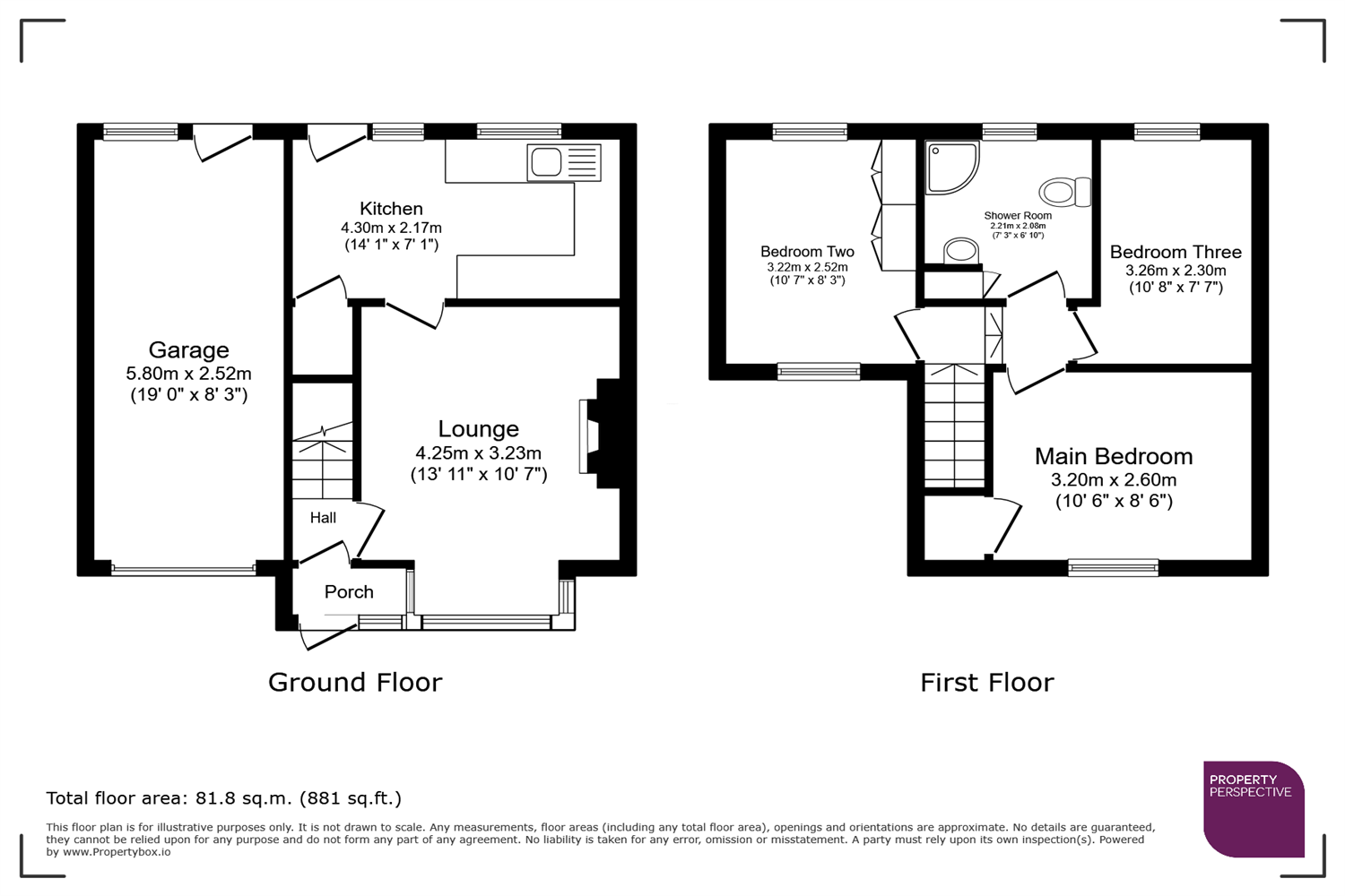 138, Bent Lane, Leyland floorplan