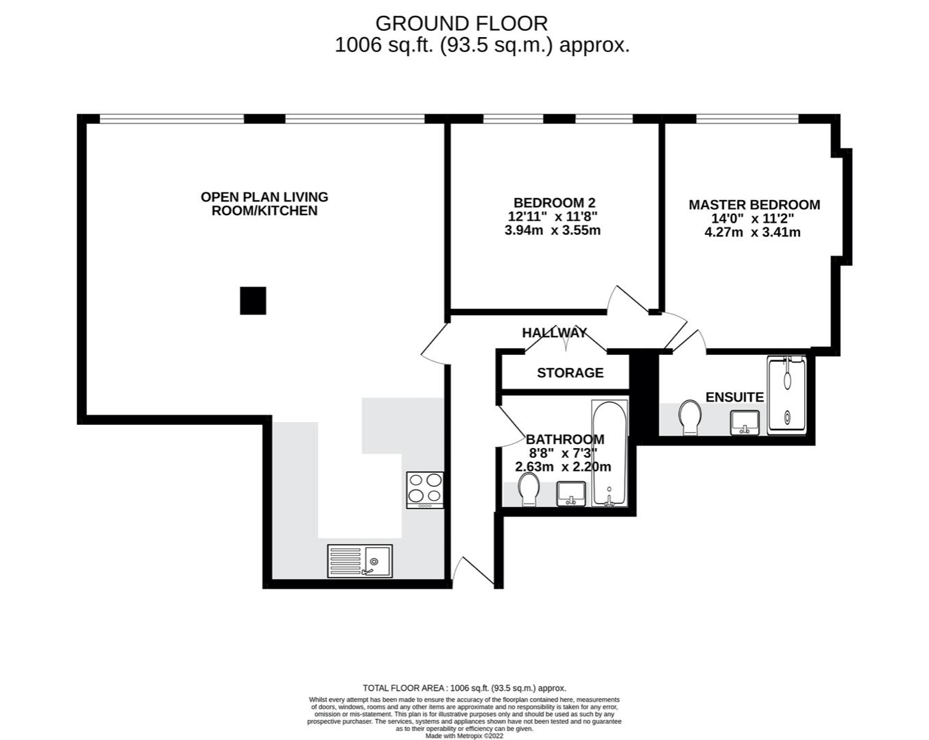 Apt 8, Cathedral Views, St. Johns Lane, Gloucester floorplan