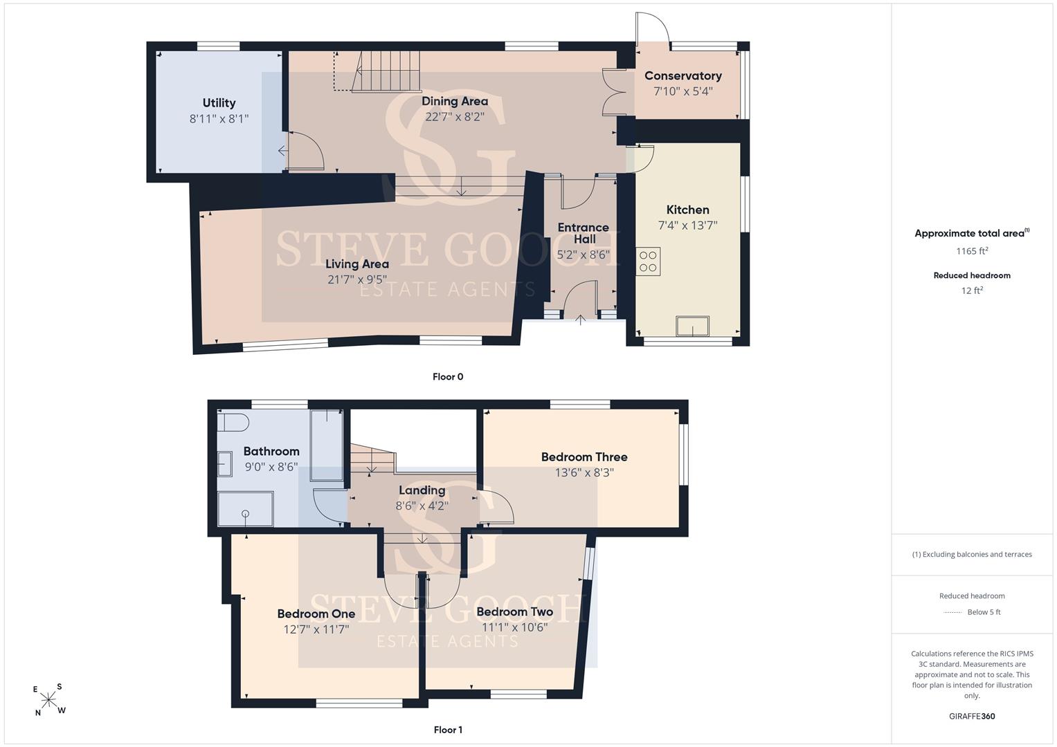 Bournes Cottage, High Beech Road, The Pludds floorplan