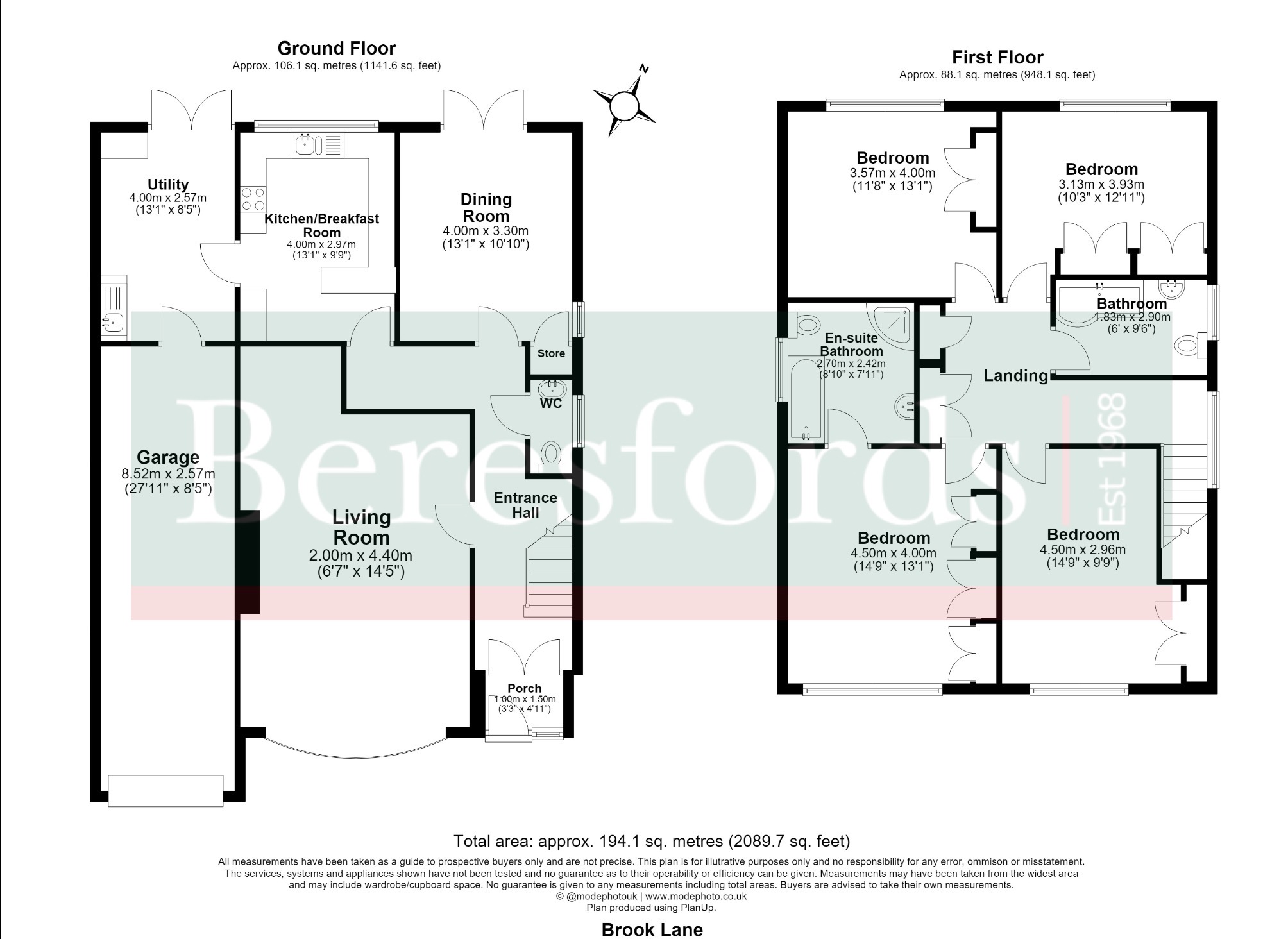 Widbrook Cottage,, Brook Lane,, Brentwood floorplan