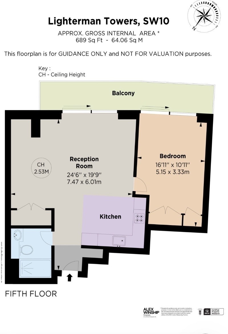 1, Harbour Avenue, London floorplan