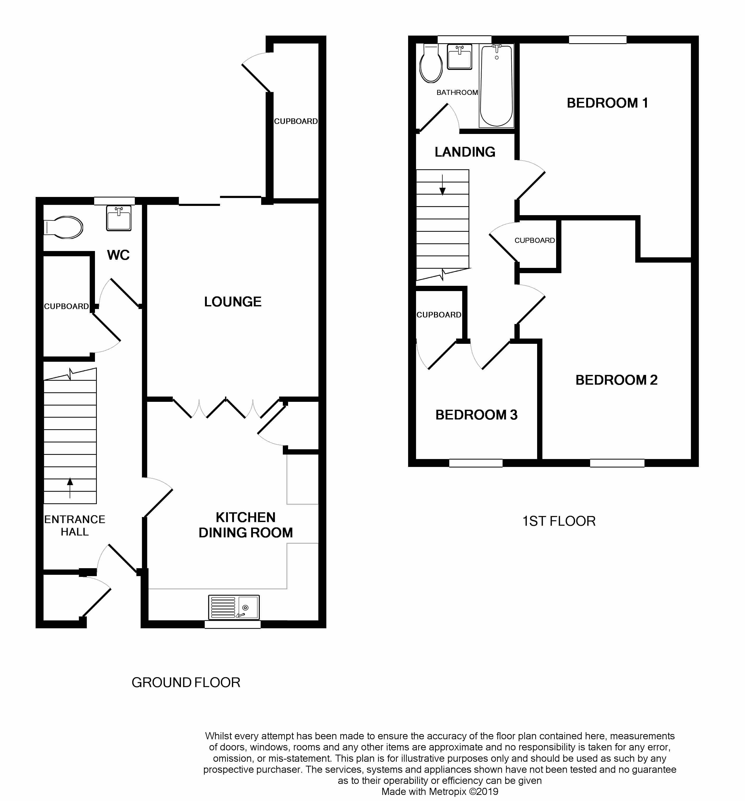 3 Bedrooms Terraced house for sale in Jay Close, Haverhill CB9