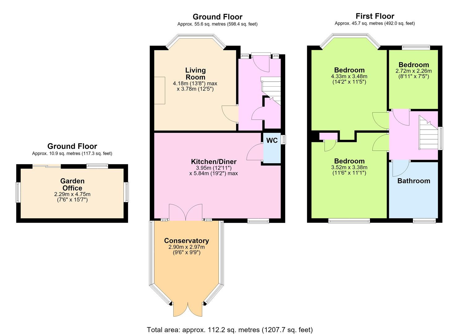 45, Raleigh Crescent, Goring-By-Sea, Worthing floorplan
