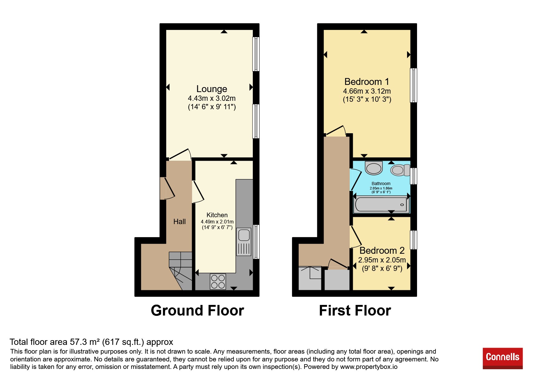 Flat 4, 844, Wimborne Road, BOURNEMOUTH floorplan