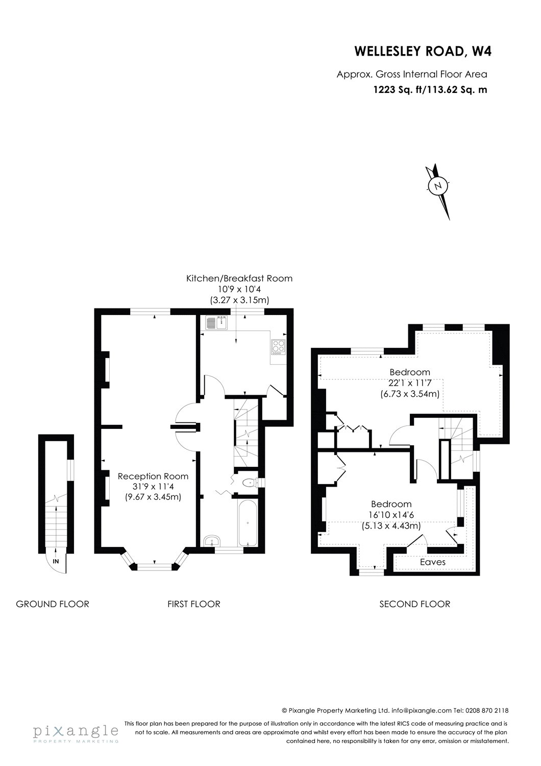 2 Bedrooms Flat for sale in Wellesley Road, London W4