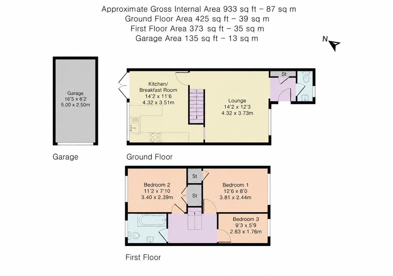 20, Peregrine Road, Sunbury-on-Thames floorplan