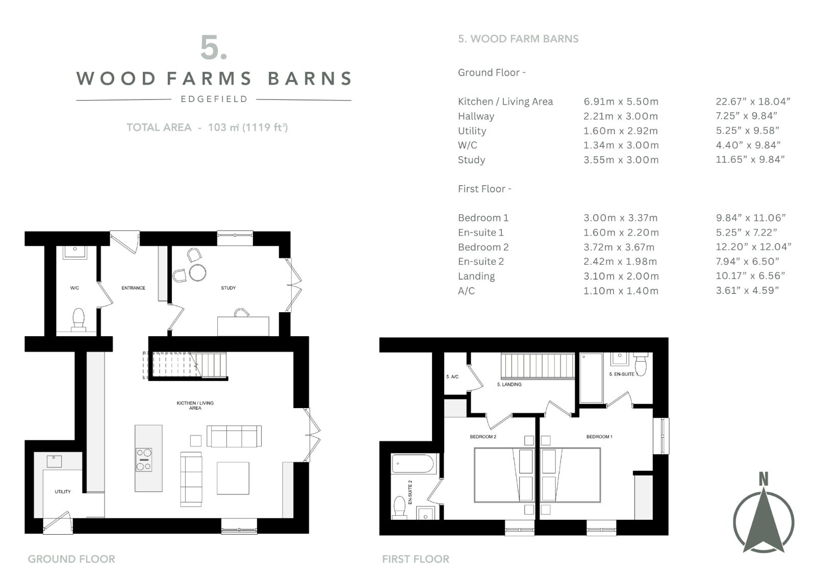 Barn 5,, Wood Farm Barns, Edgefield floorplan