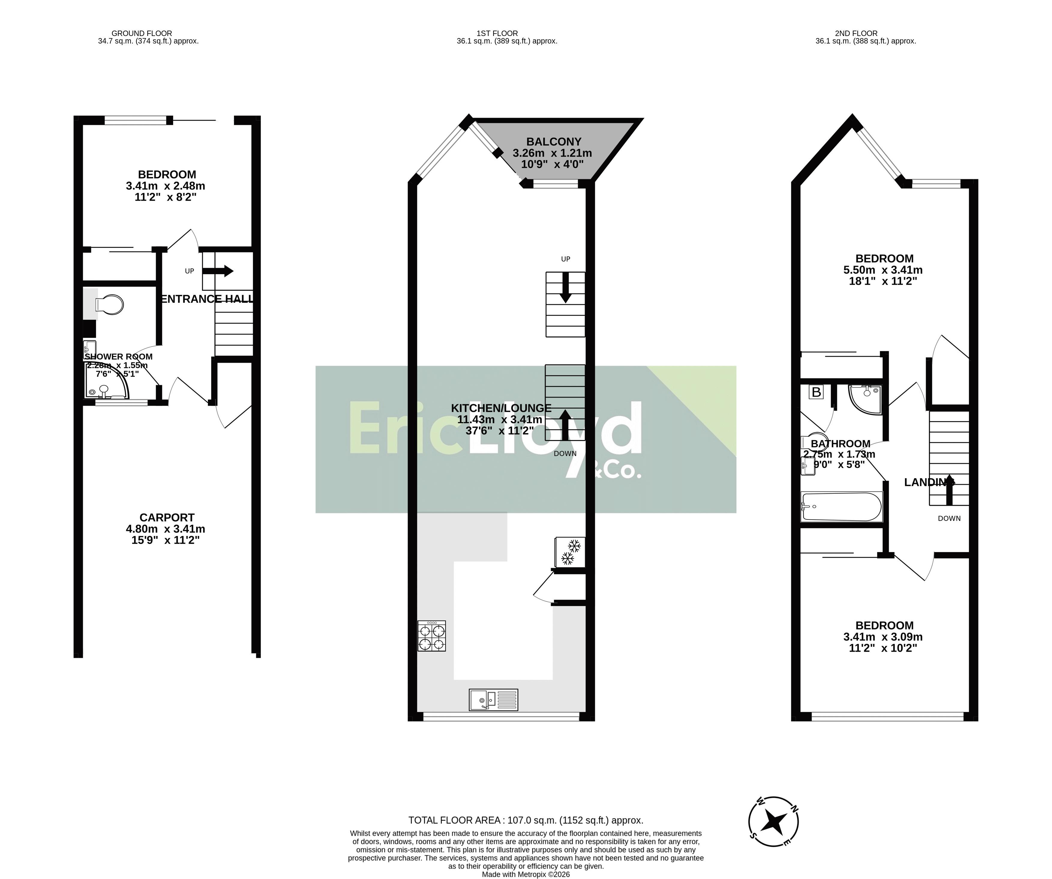 7 Marina Court, Heath Road, Brixham floorplan