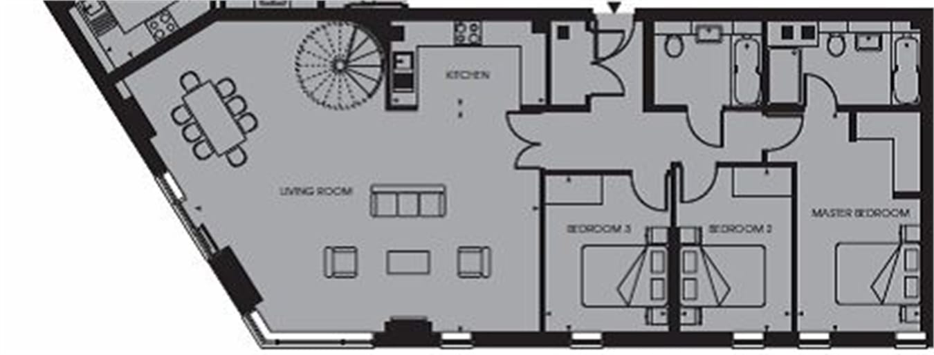 212, Tennyson Apartments, Croydon floorplan