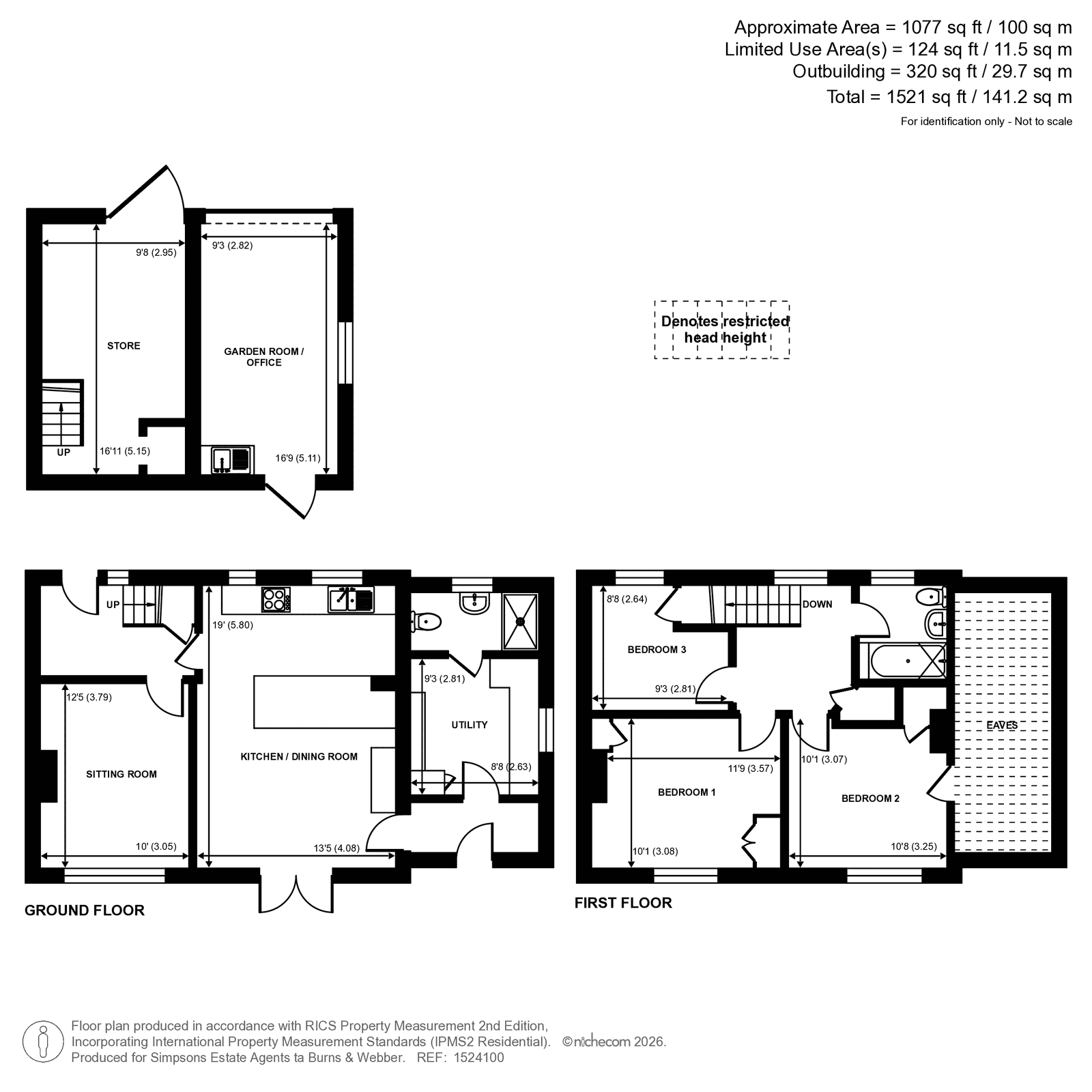 9 Brockhurst Cottages,, Dunsfold Road, Alfold floorplan