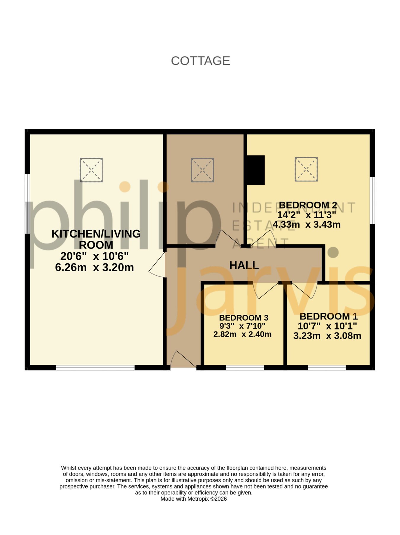 Dickley Wood Cottage, Ashford Road, Maidstone floorplan