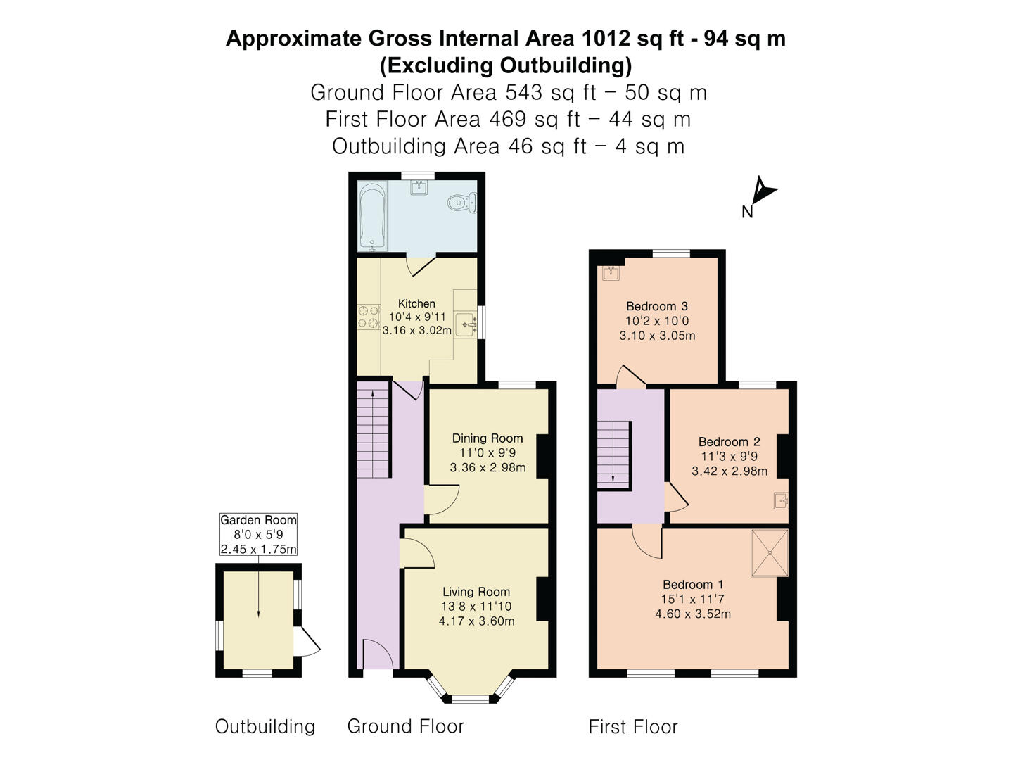 45, Clarendon Road, Croydon floorplan