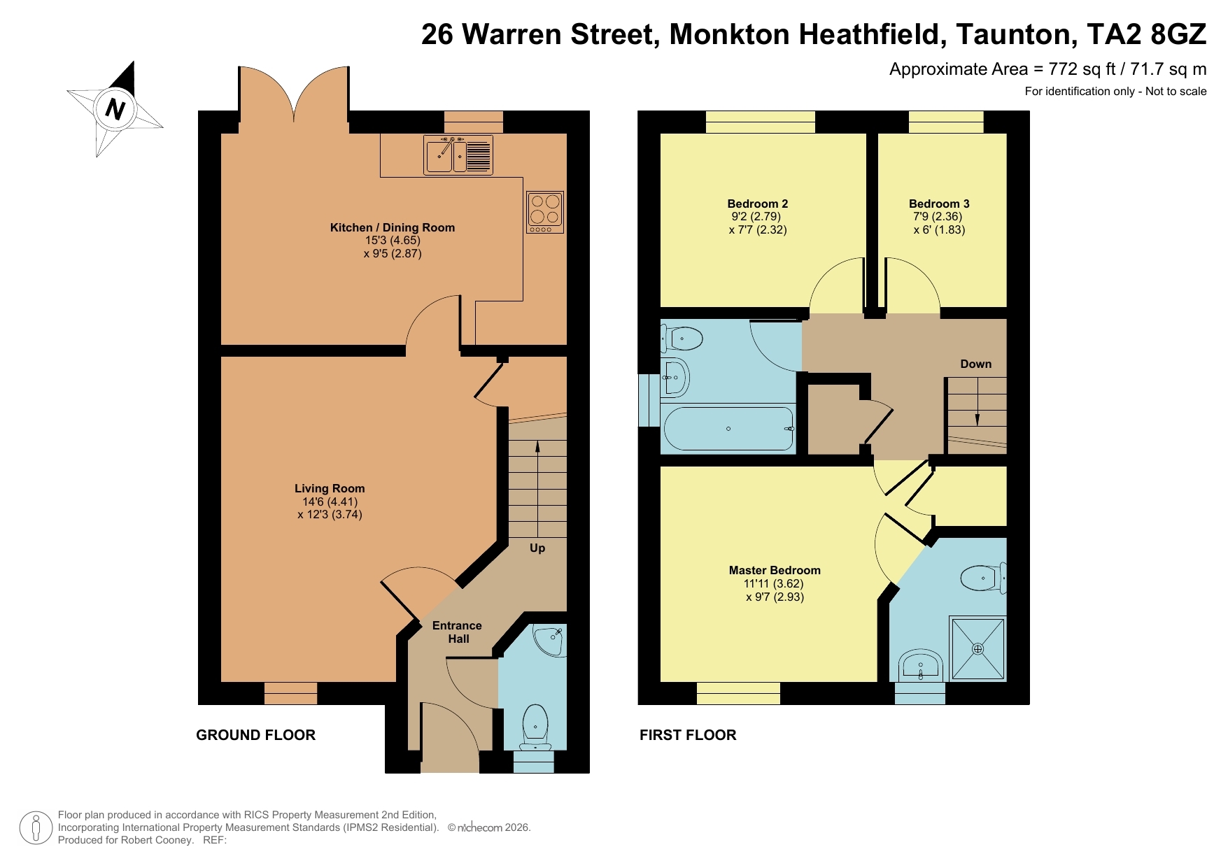 26 Warren Street, Taunton floorplan