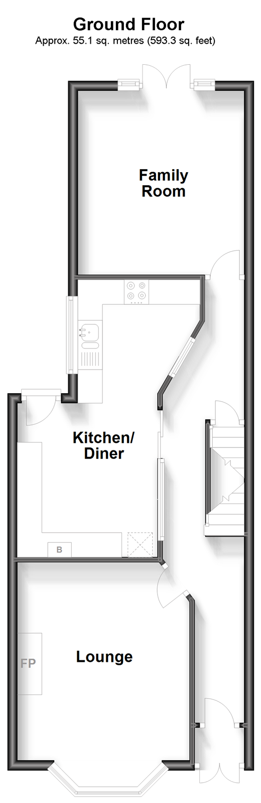 Wyles Road, Chatham, Kent ME4, 3 bedroom semidetached house for sale