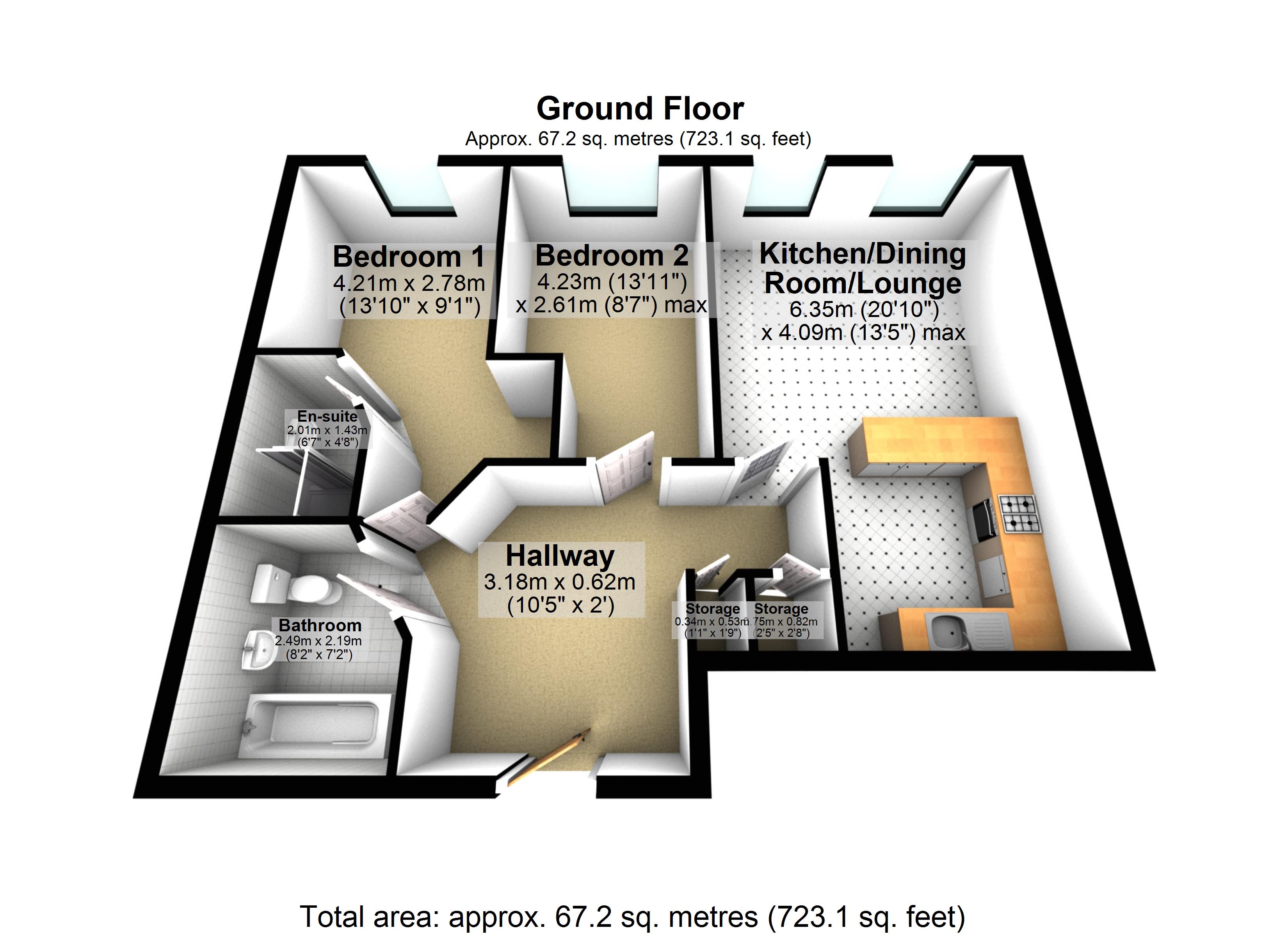 16, The Lace Mill, Wollaton Road, Beeston floorplan