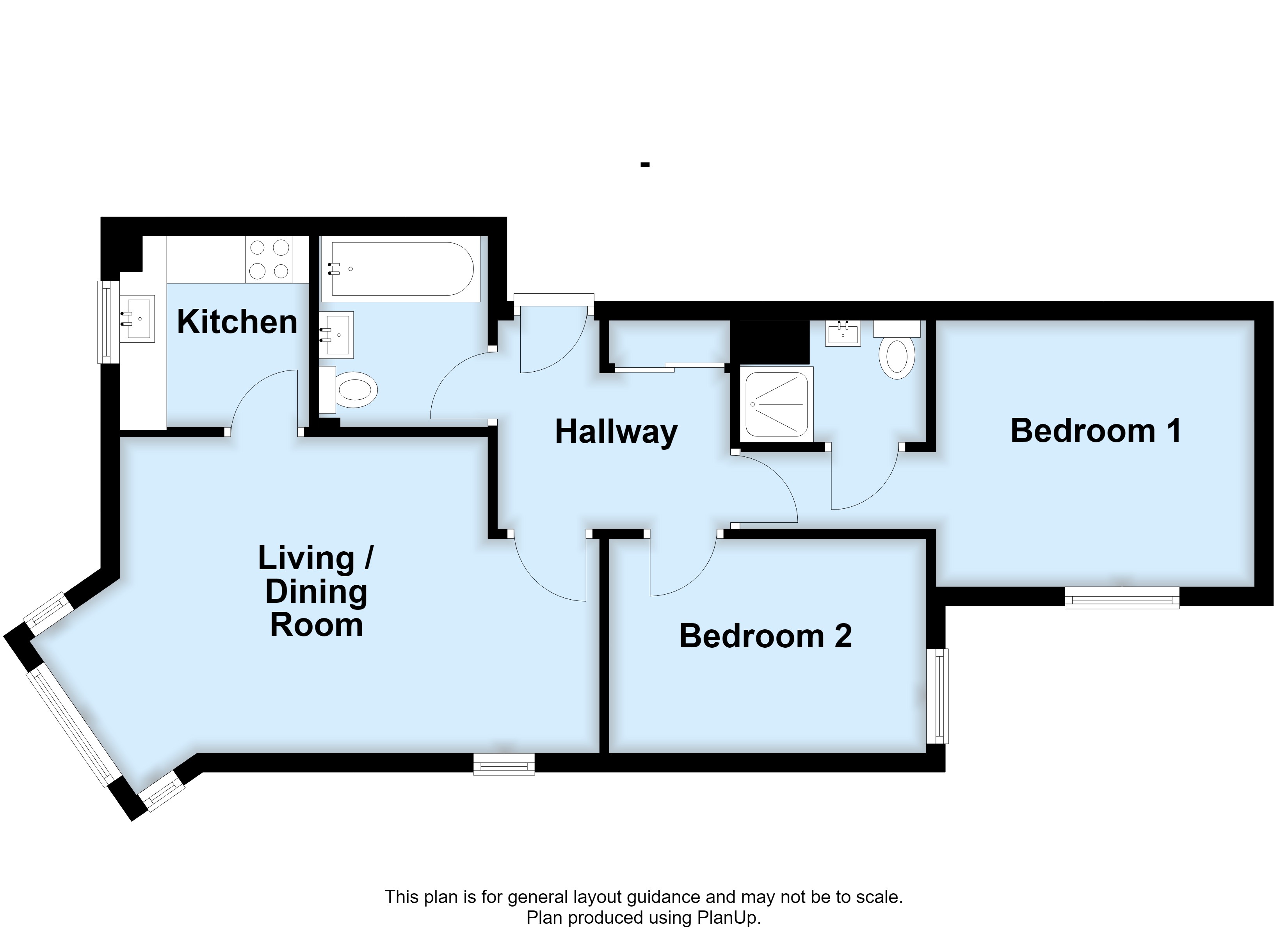 61, Riverhope Mansions, Harlinger Street floorplan