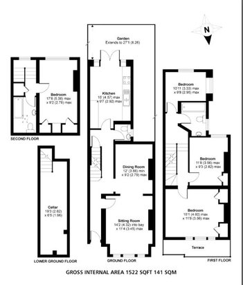 4 Bedrooms Terraced house to rent in Bettridge Road, Fulham SW6