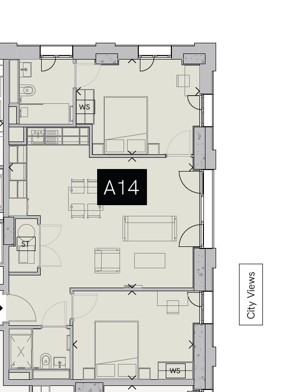 Unit A114,, Waterhouse Gardens, Manchester floorplan