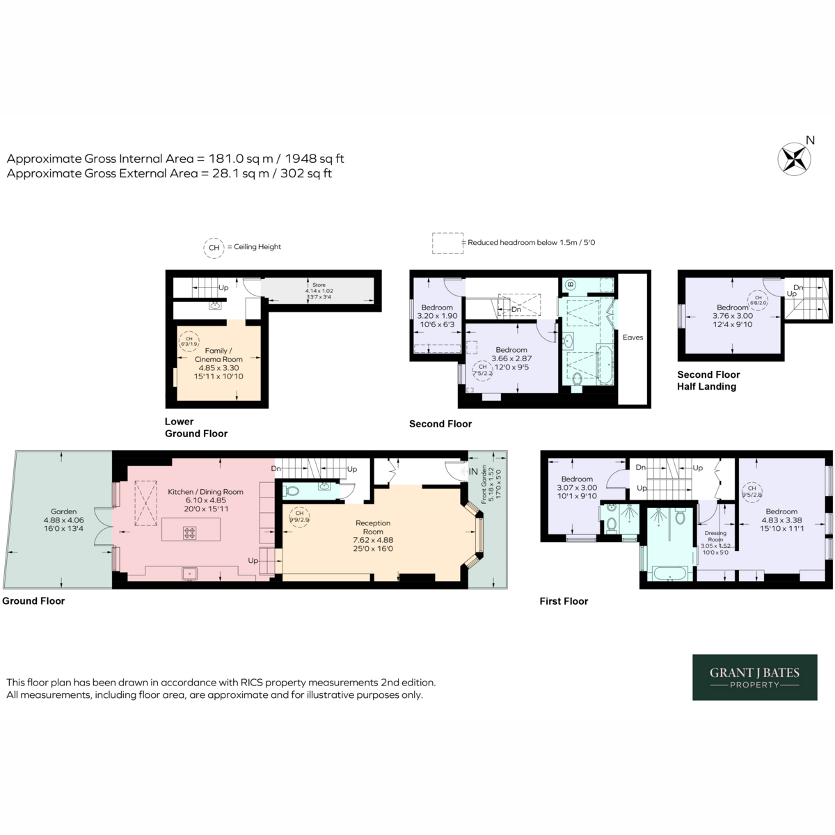 Andalus Road, London floorplan