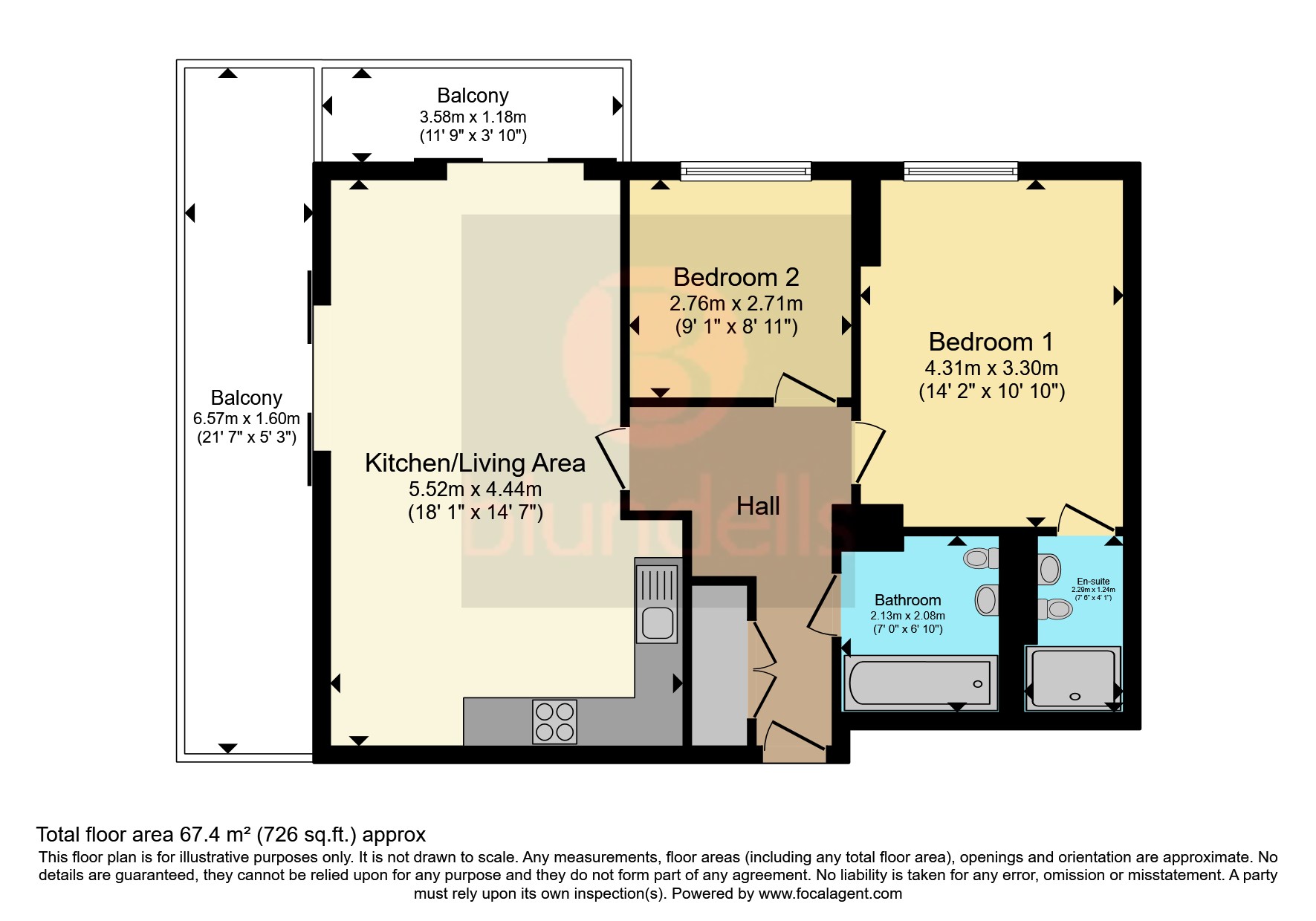 Apartment 129, City Point, 1, Solly Street, South Yorkshire floorplan