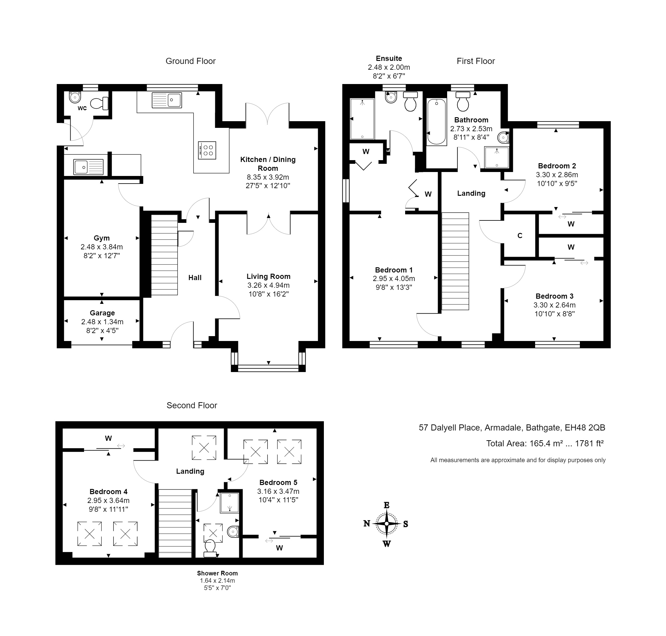 Dalyell Place, Armadale, West Lothian EH48, 5 bedroom detached house