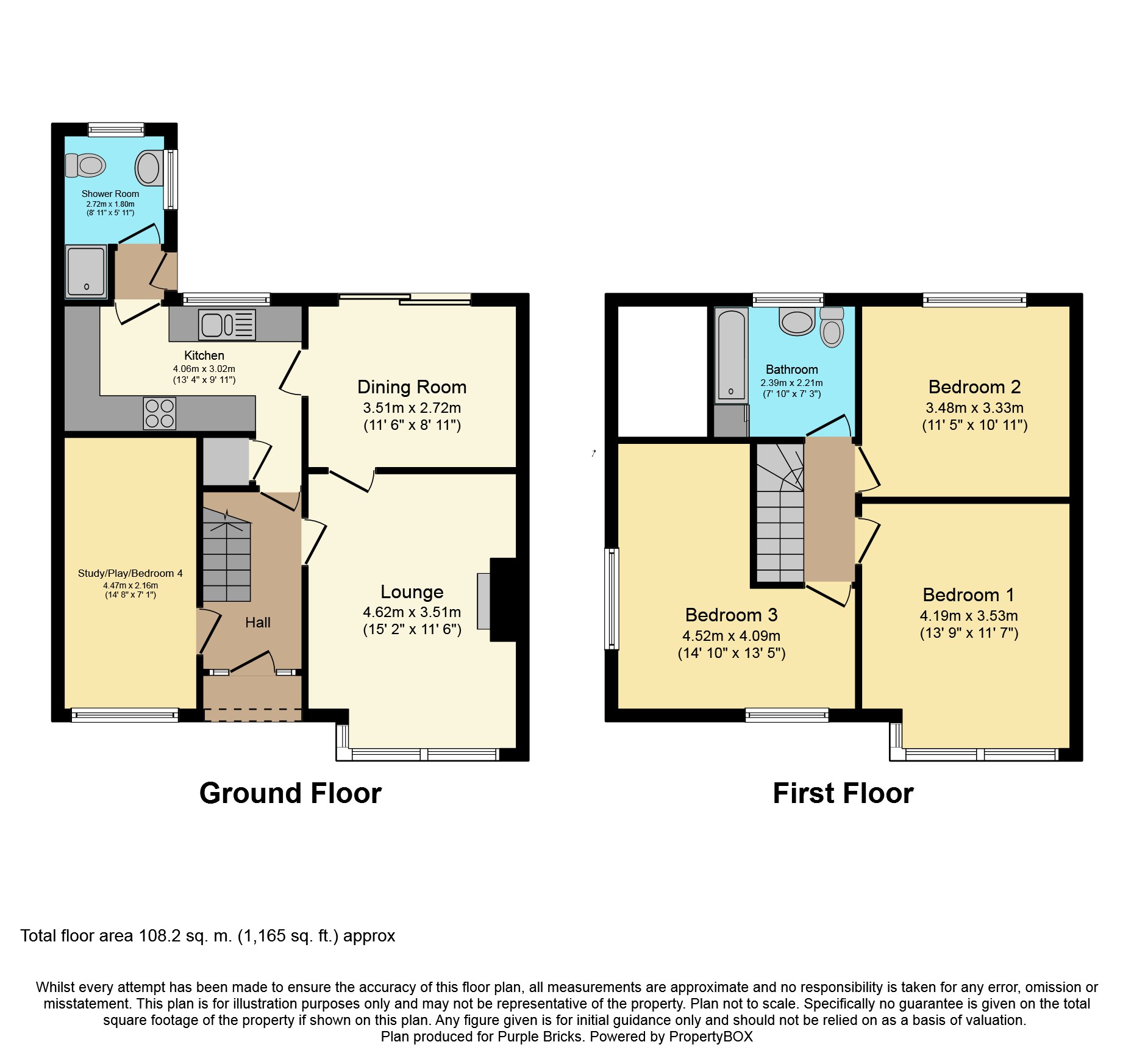 4 Bedrooms Semi-detached house for sale in Buttermere Road, Stourport-On-Severn DY13