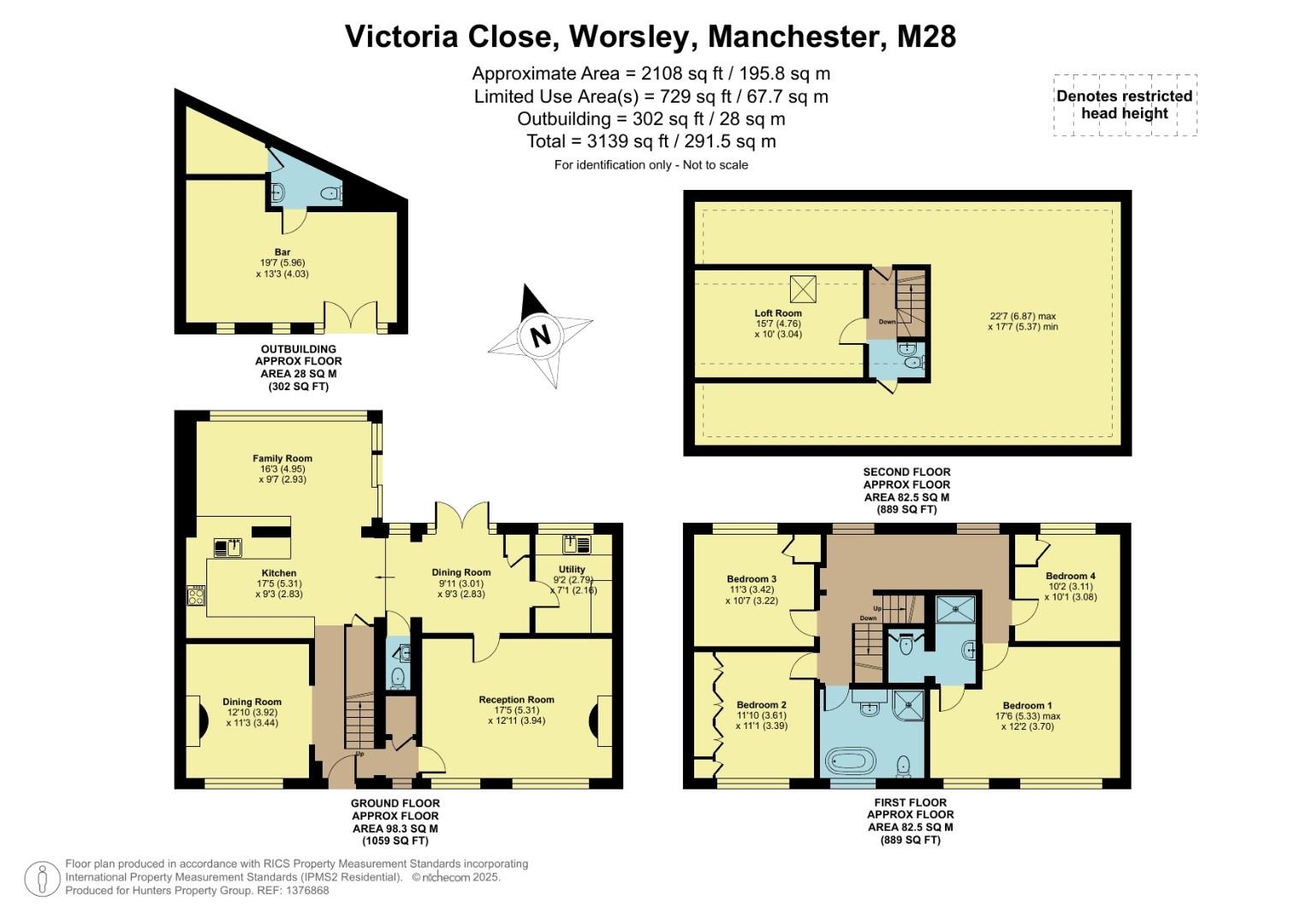 5, Victoria Close, Manchester floorplan