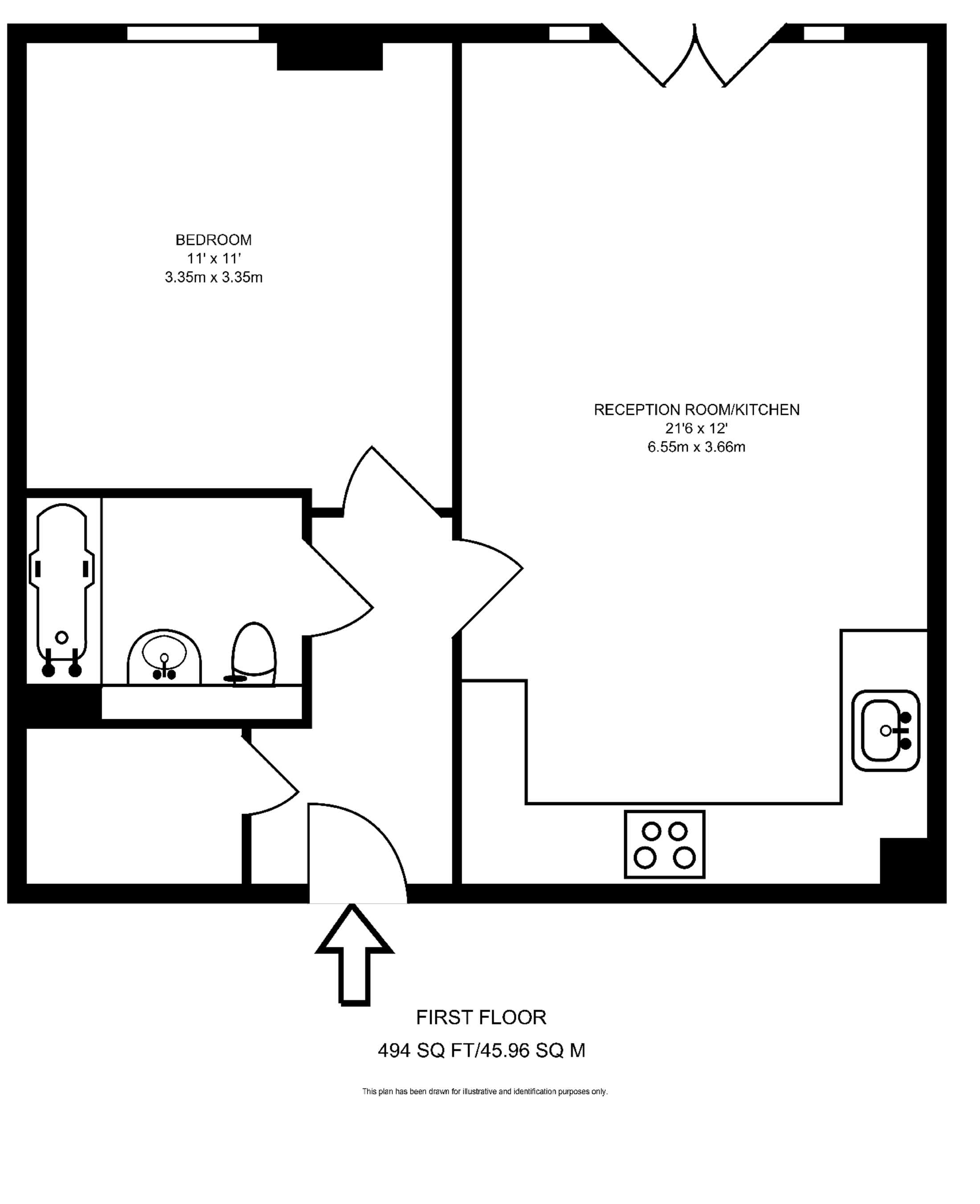 Garratt Lane, Wandsworth floorplan