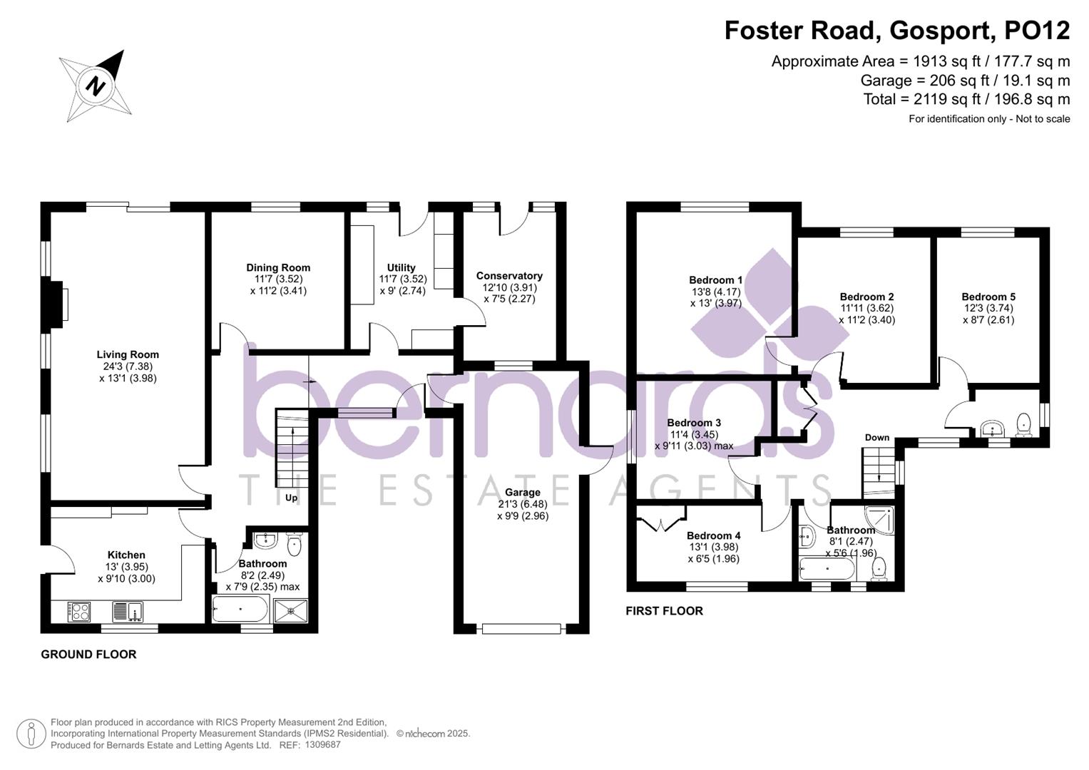 11, Foster Road, Gosport floorplan
