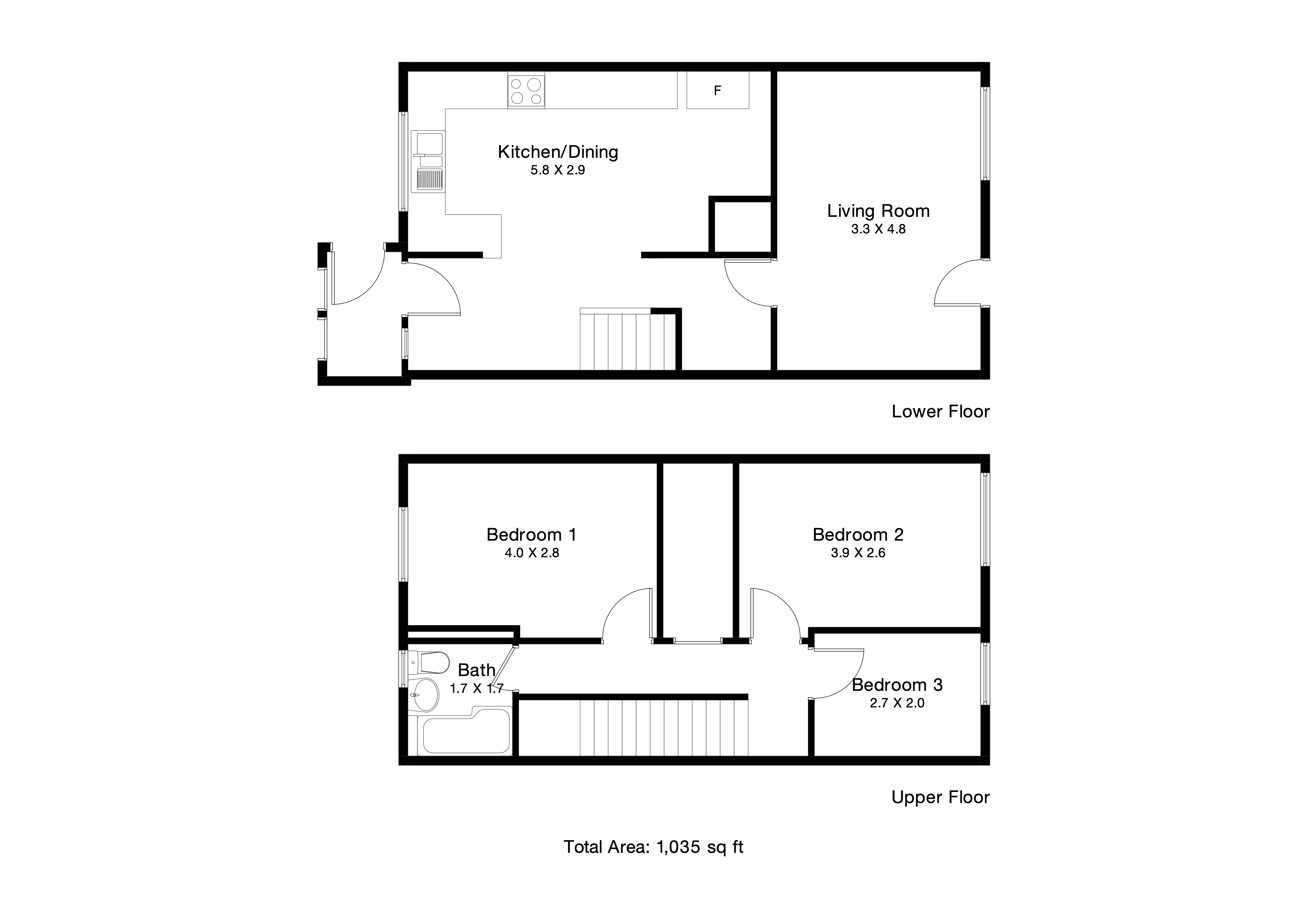 53, Grassington Close, Kingston upon Hull floorplan