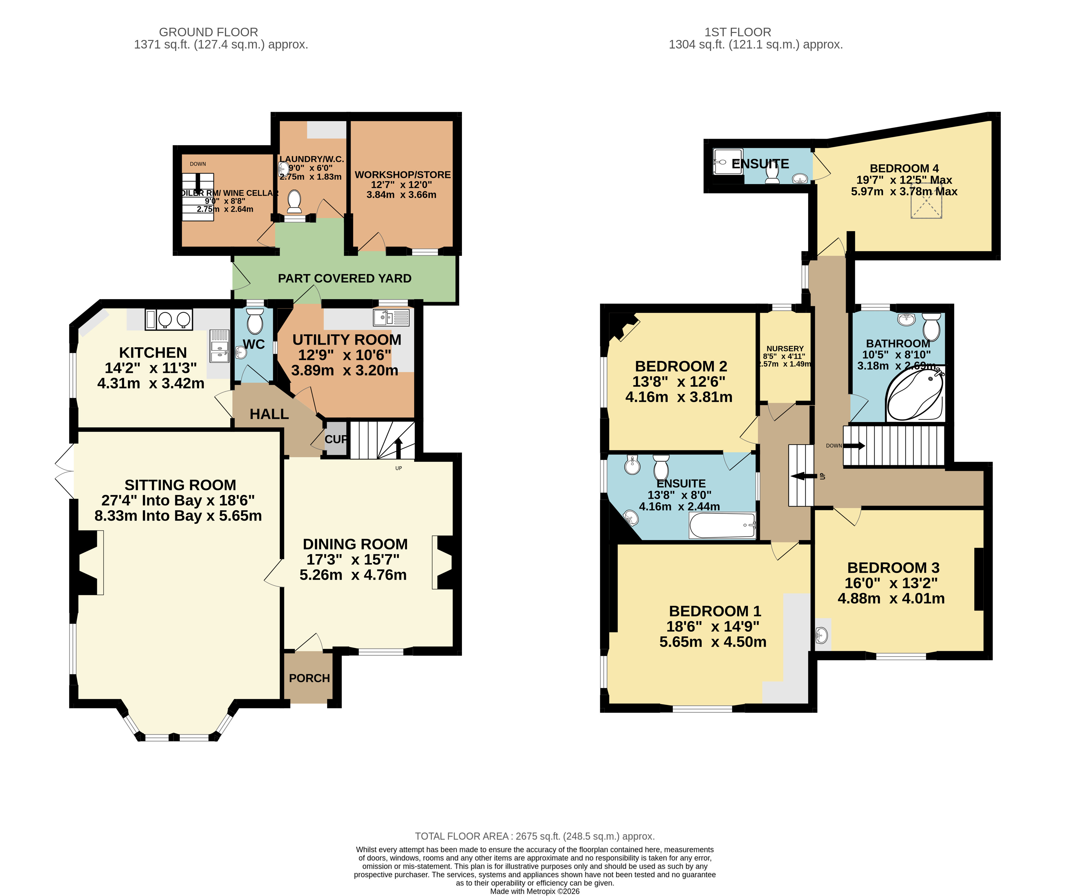 Vicarage Road, Somerset floorplan