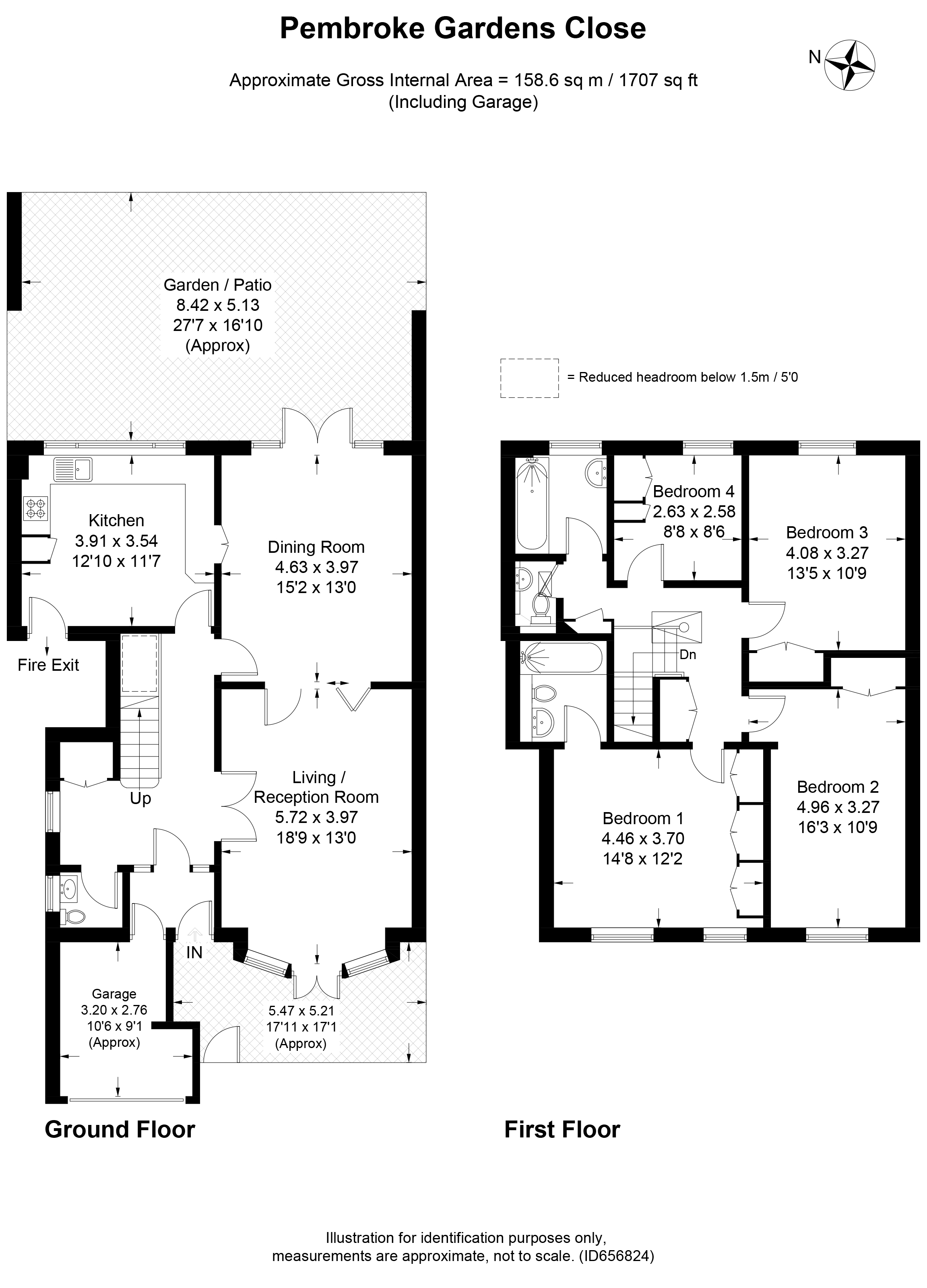 26, Pembroke Gardens Close, Kensington floorplan
