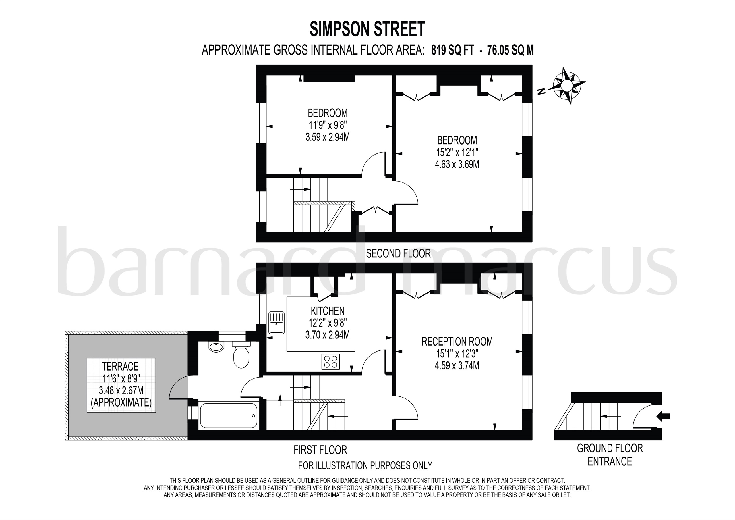 Simpson Street, London SW11, 2 bedroom for sale 64468869