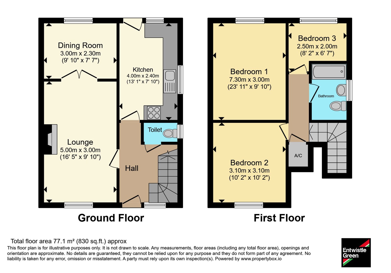 133, Lydgate, Lancashire floorplan