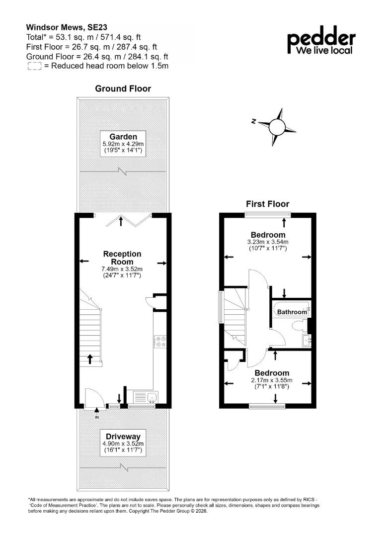 Park Rise Road, London floorplan